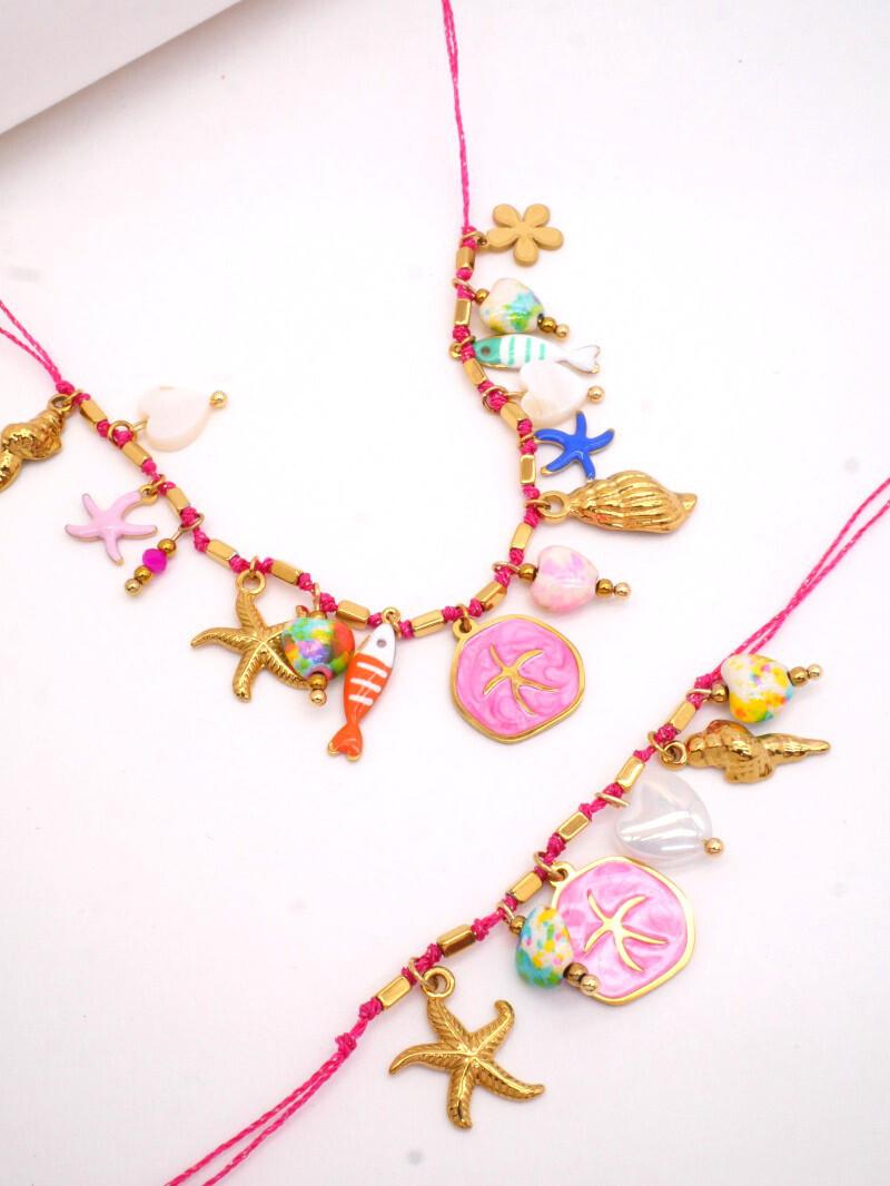 Wholesaler MIMIKO - SET OF STAINLESS STEEL TASSEL JEWELRY