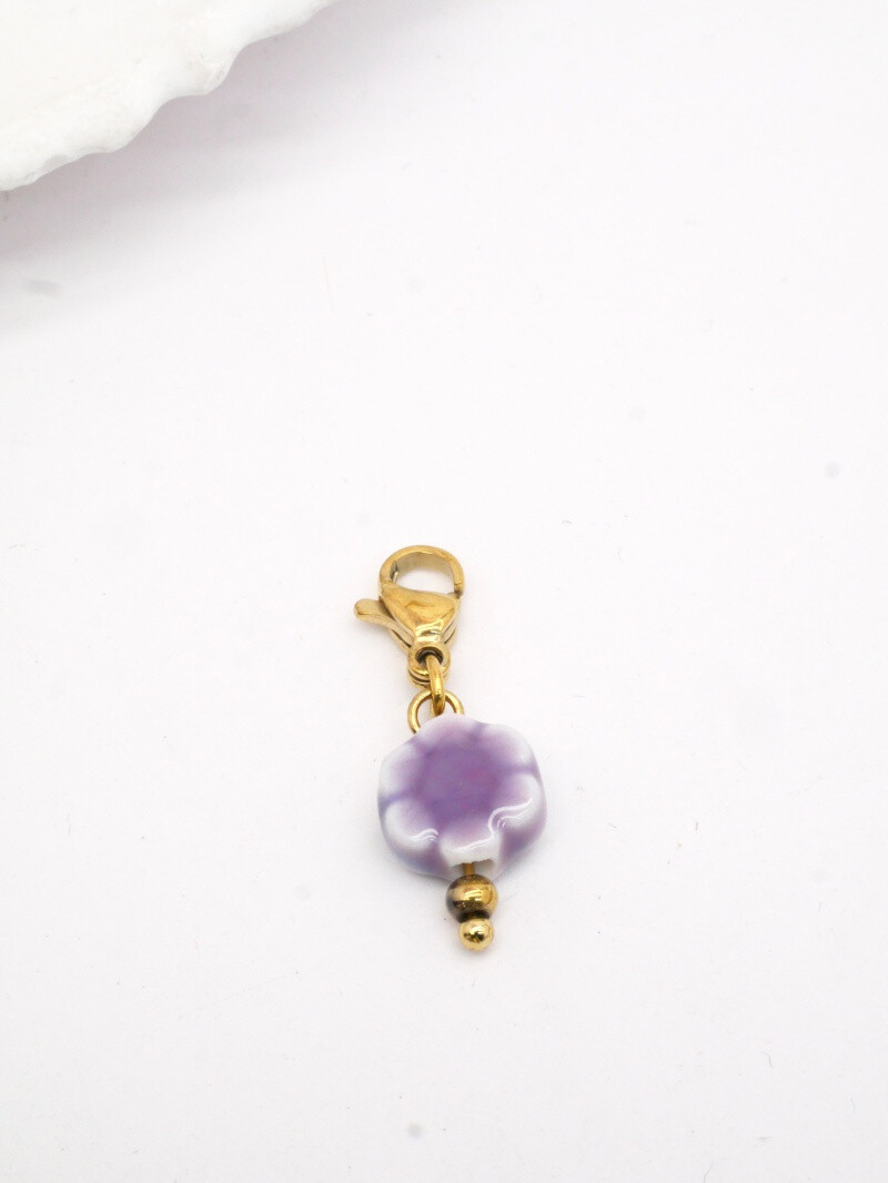 Wholesaler MIMIKO - CERAMIC FLOWER PENDANT