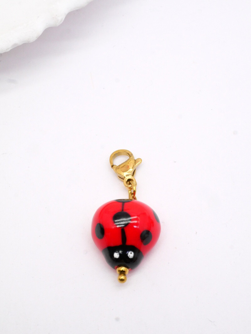 Wholesaler MIMIKO - LADYBUG CERAMIC PENDANT