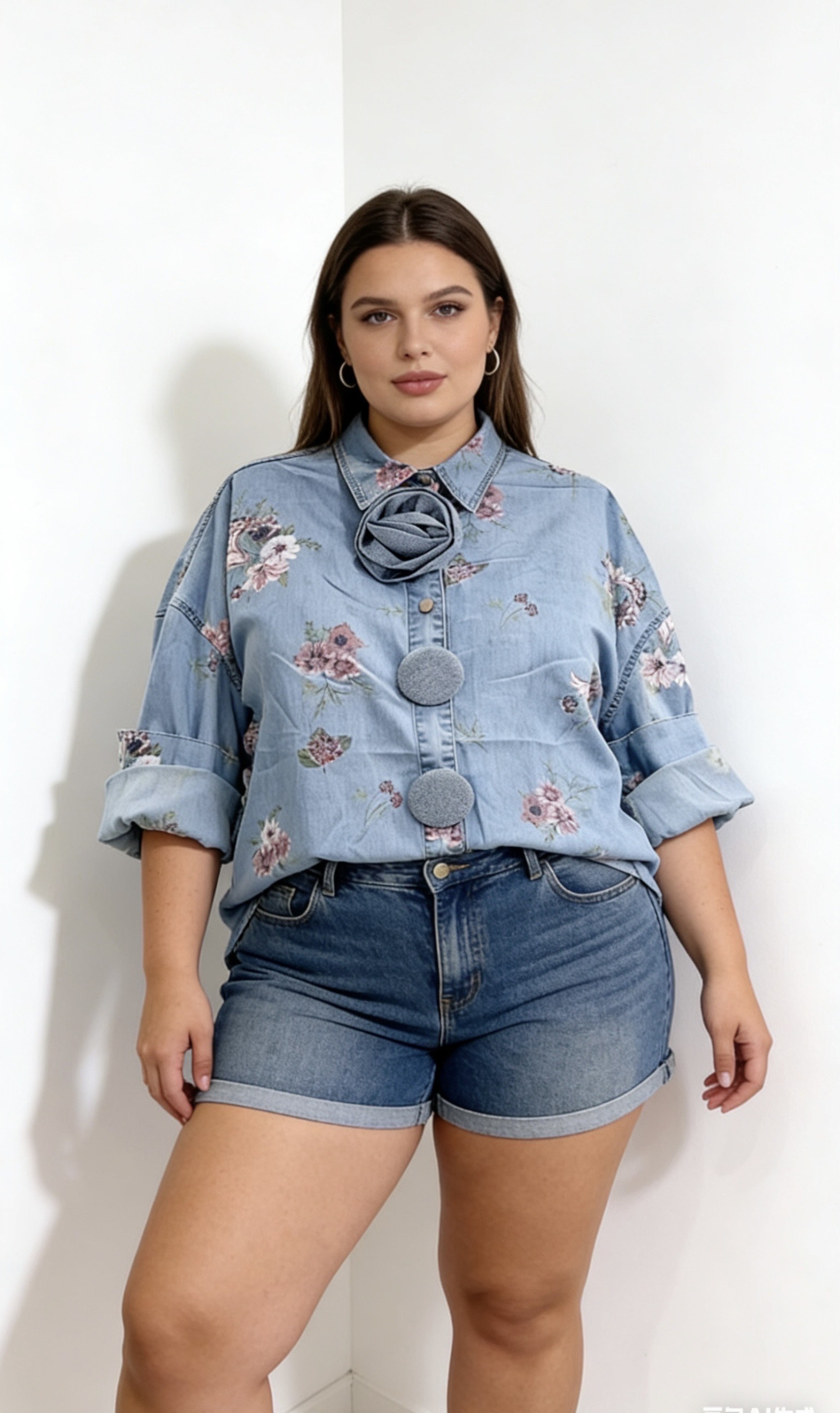 Mayorista MINA ROSA Grande Taille - Camisa