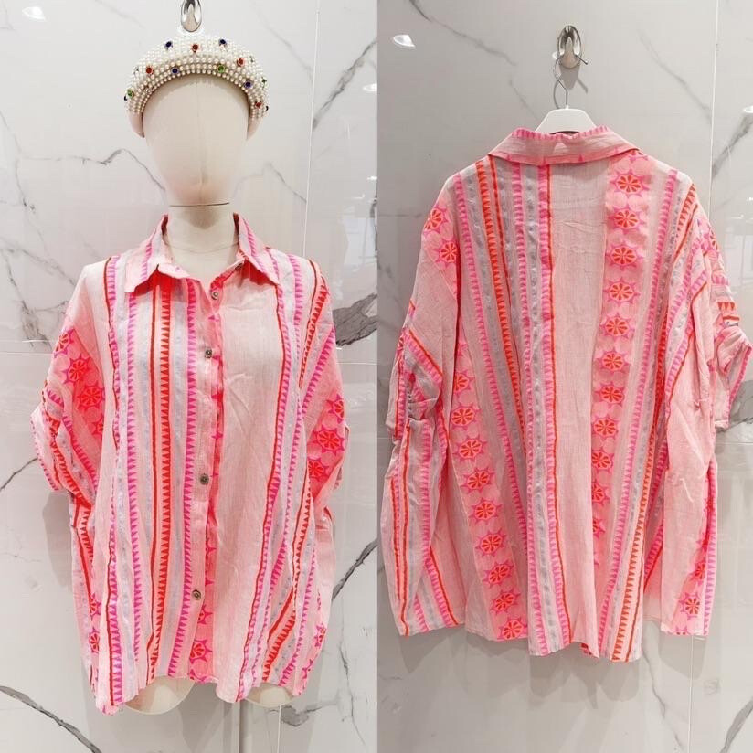Grossiste MINA ROSA Grande Taille - Chemise