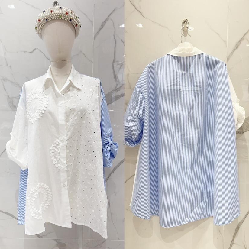 Mayorista MINA ROSA Grande Taille - camisa