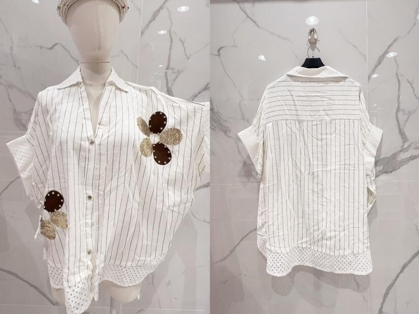 Wholesaler MINA ROSA Grande Taille - shirt