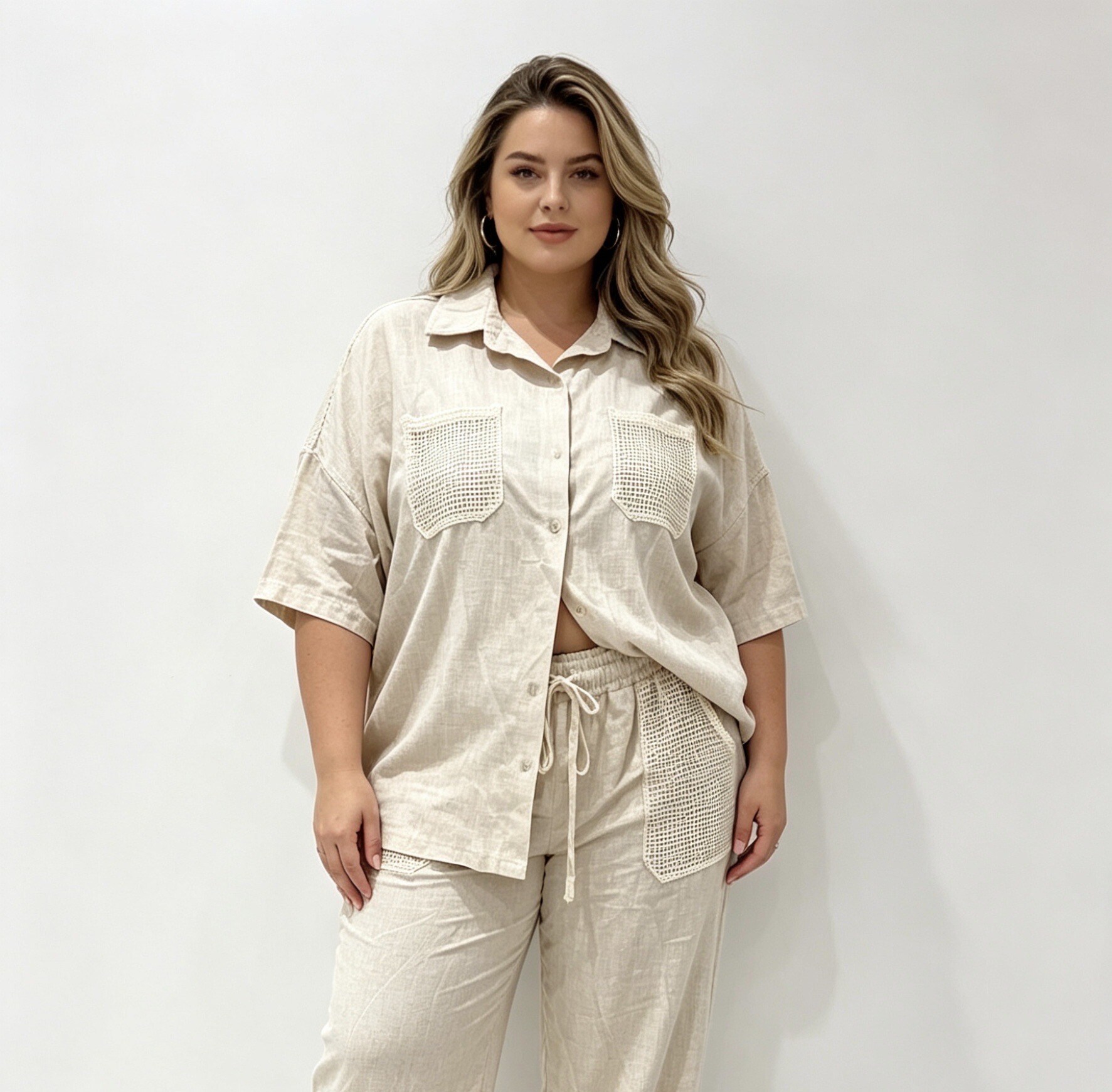 Mayorista MINA ROSA Grande Taille - Camisa