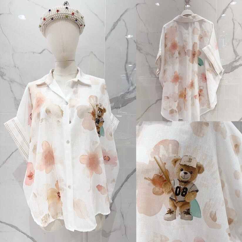 Mayorista MINA ROSA Grande Taille - camisa