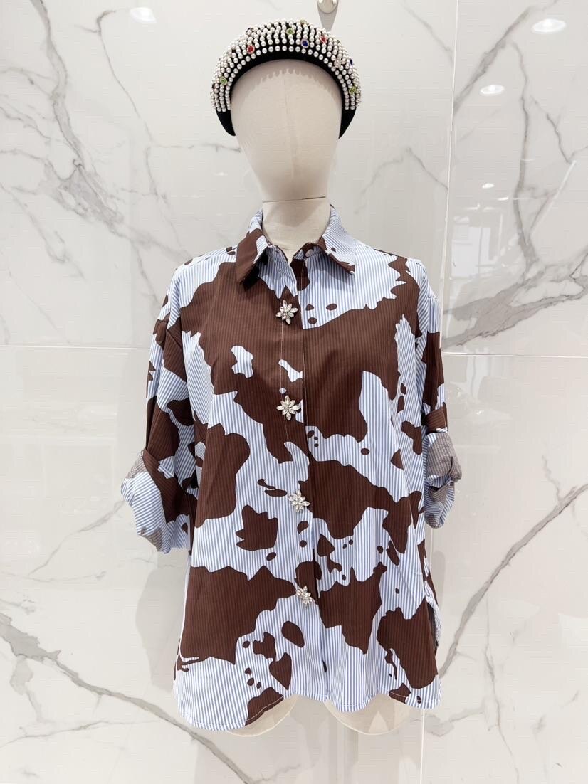 Wholesaler MINA ROSA Grande Taille - Shirt