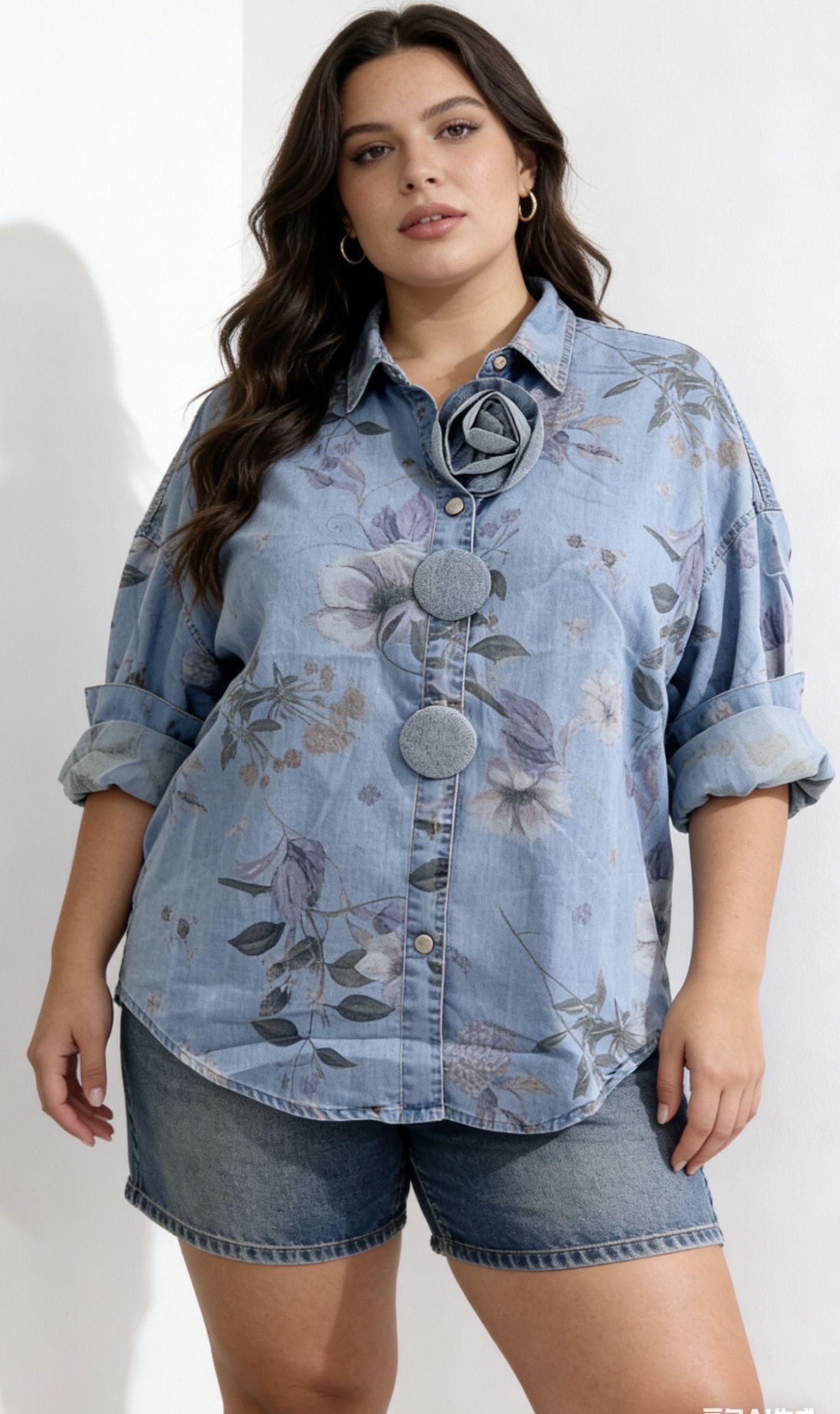 Mayorista MINA ROSA Grande Taille - Camisa