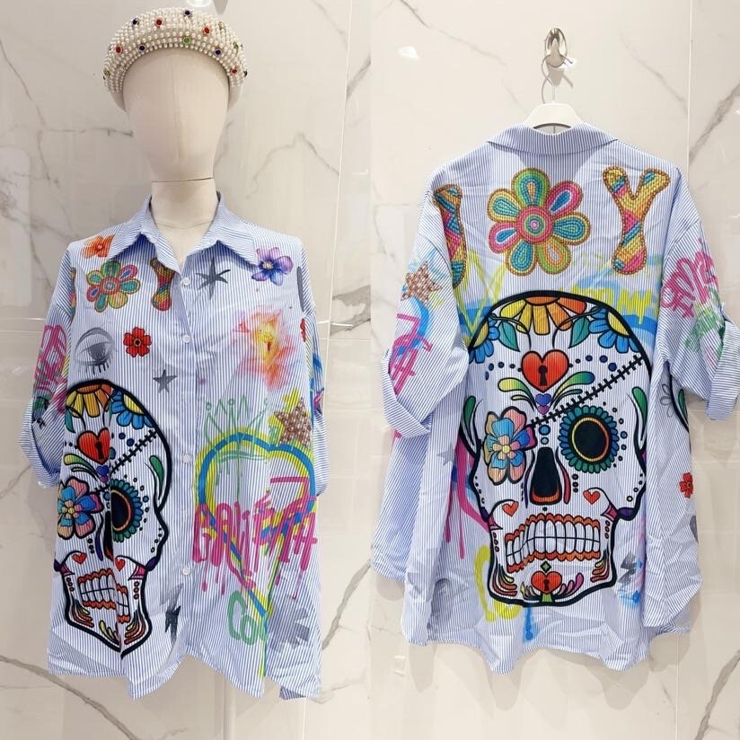 Mayorista MINA ROSA Grande Taille - camisa