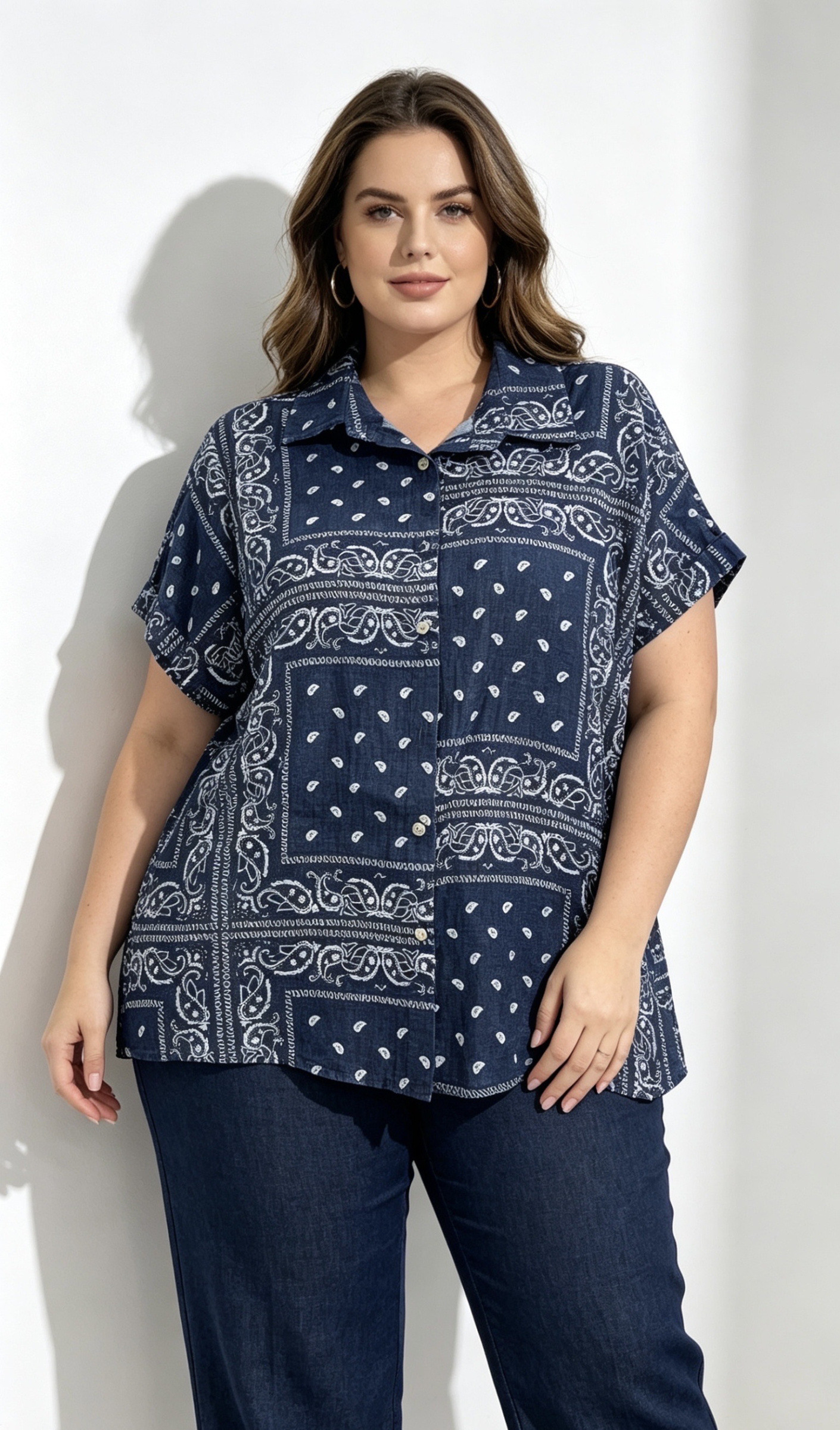 Mayorista MINA ROSA Grande Taille - Camisa
