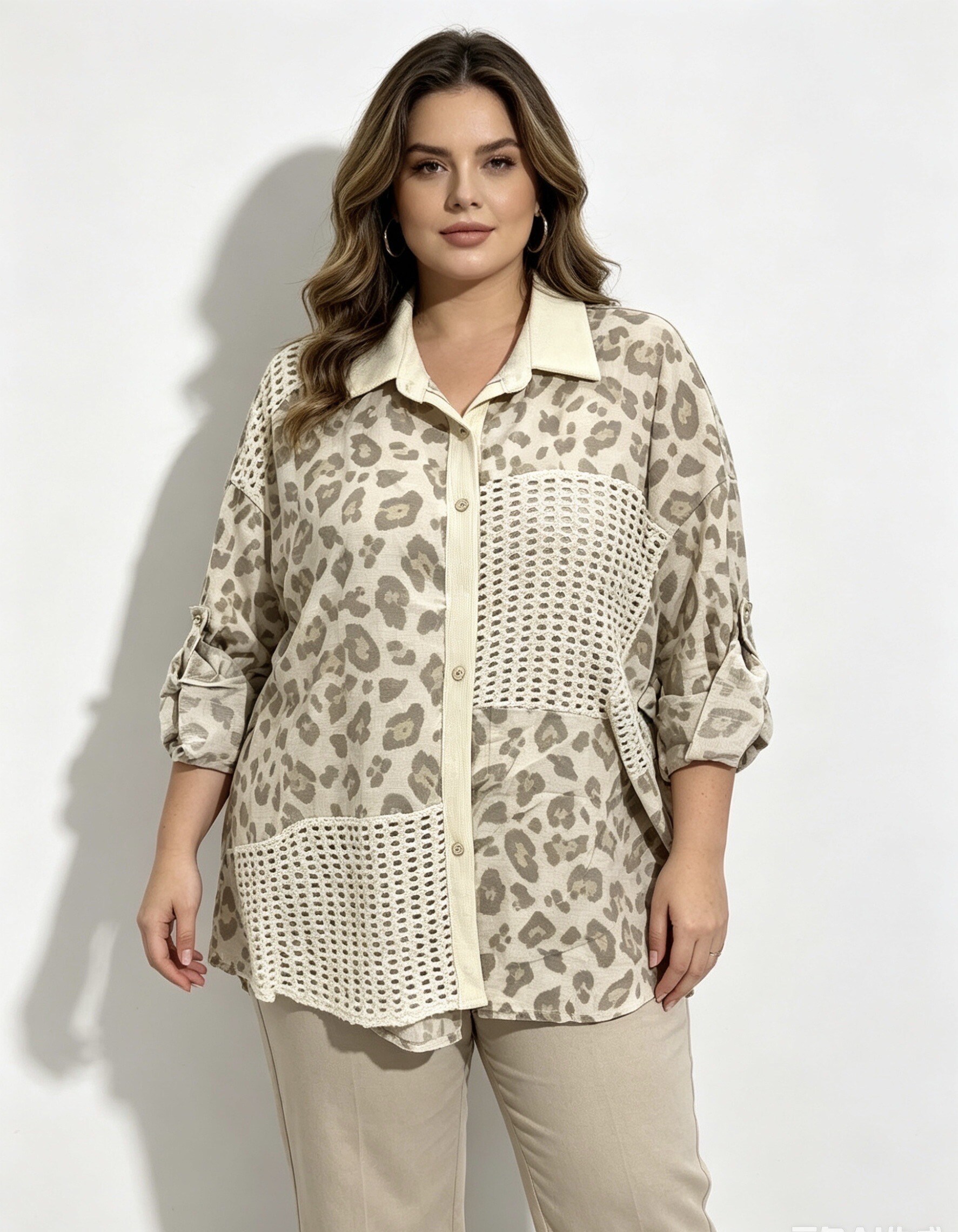 Mayorista MINA ROSA Grande Taille - Camisa