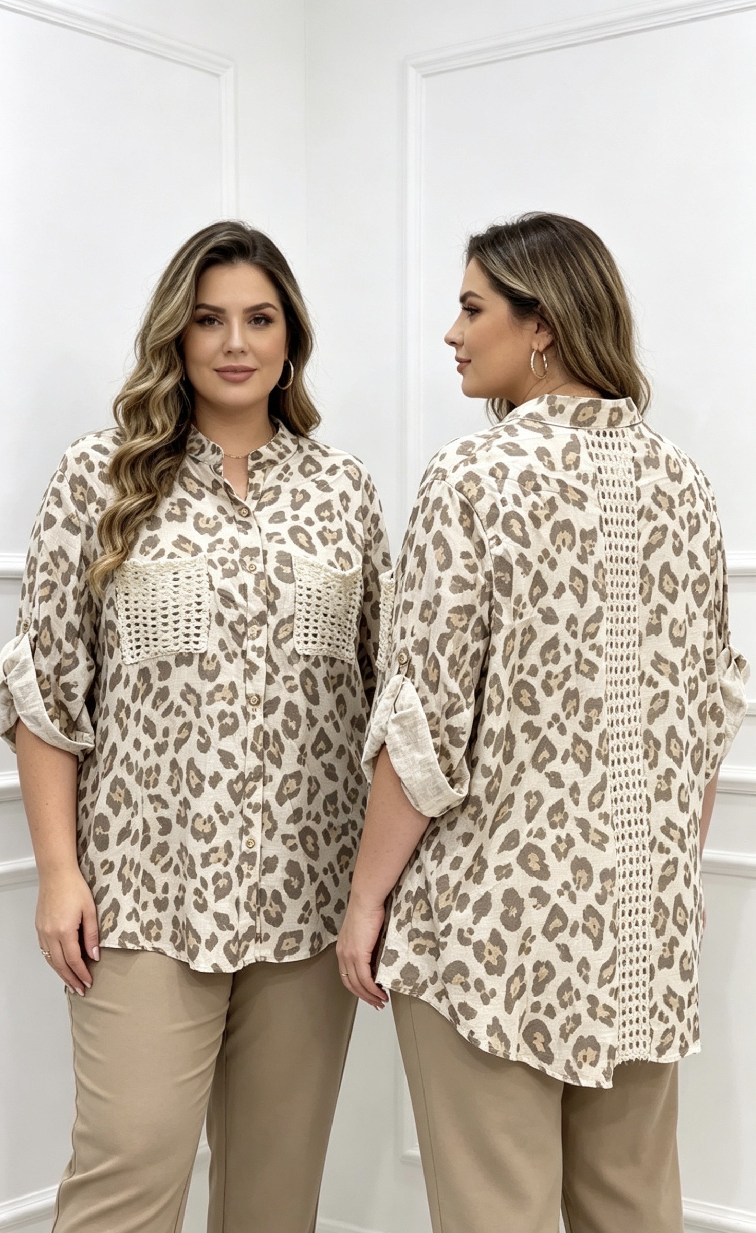 Mayorista MINA ROSA Grande Taille - Camisa