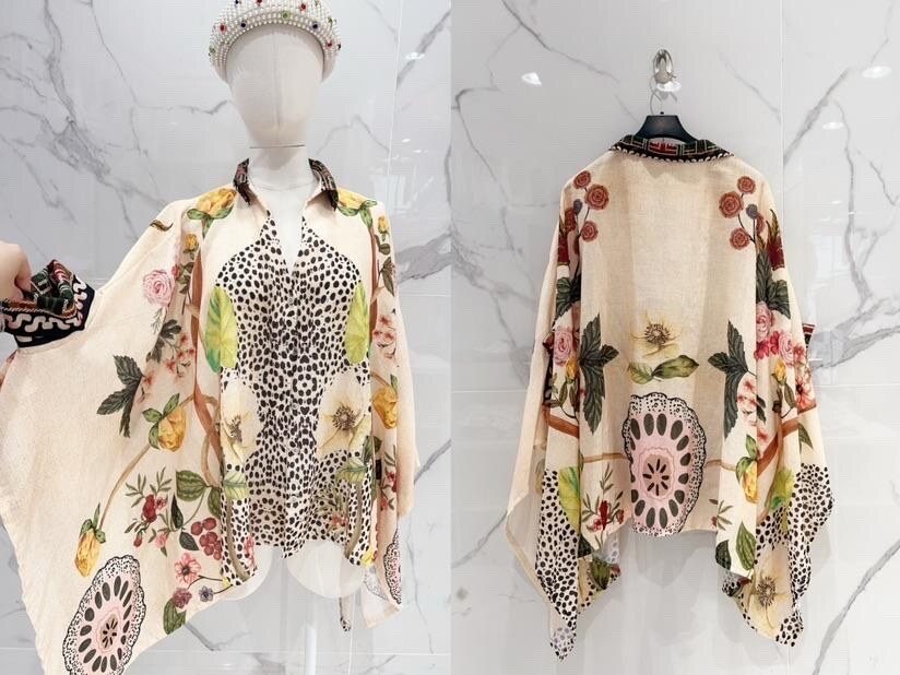 Großhändler MINA ROSA Grande Taille - Poncho