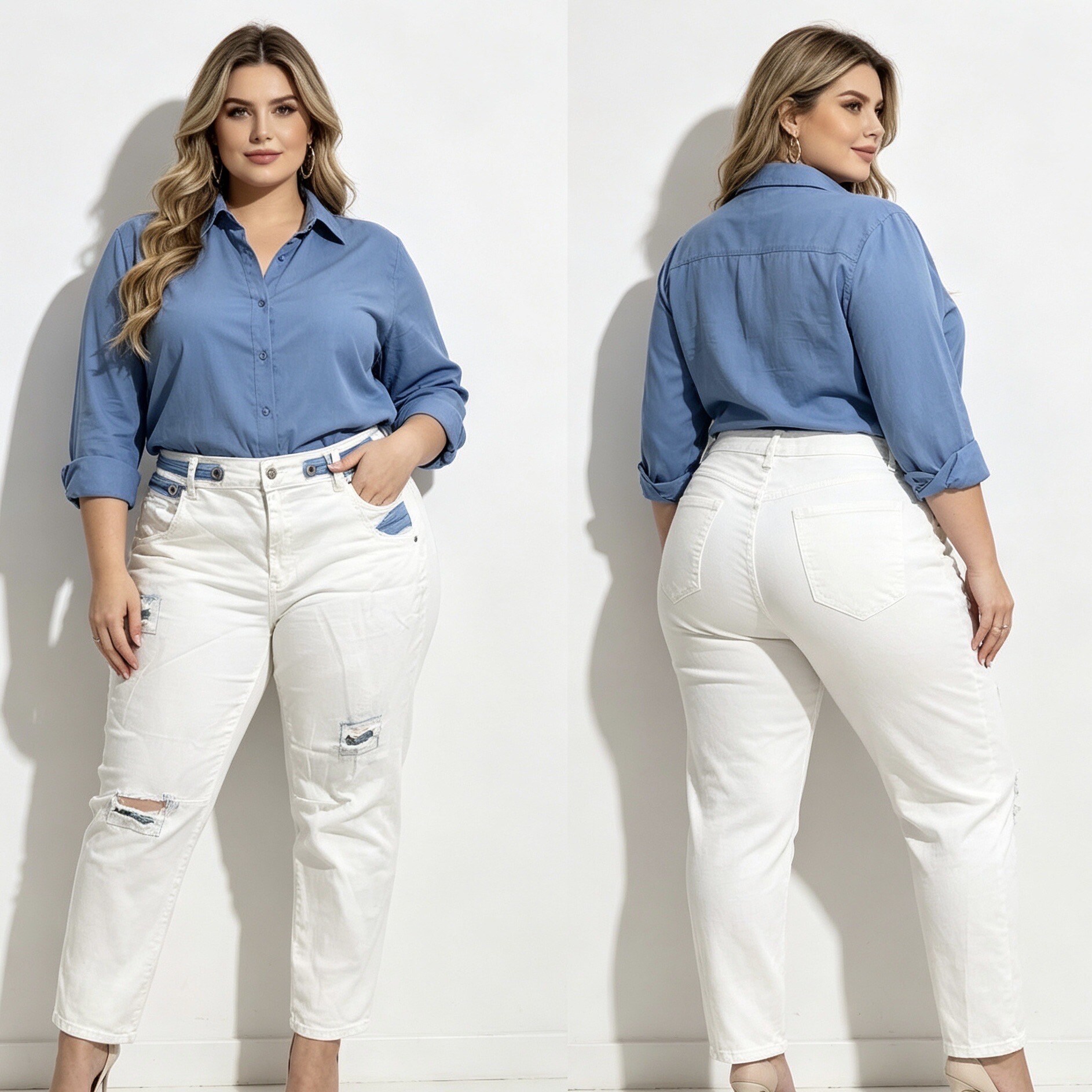 Mayorista MINA ROSA Grande Taille - Vaqueros