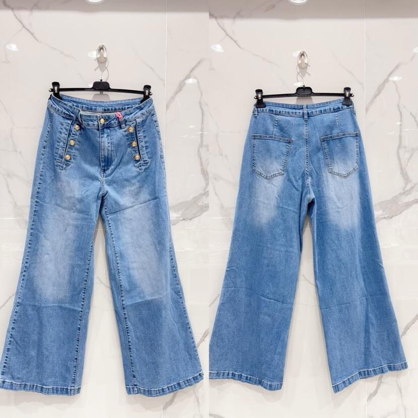 Wholesaler MINA ROSA Grande Taille - Jeans short