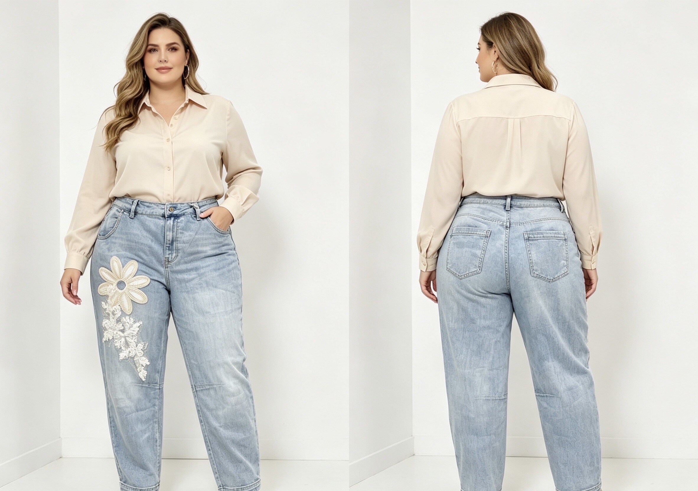 Mayorista MINA ROSA Grande Taille - Vaqueros
