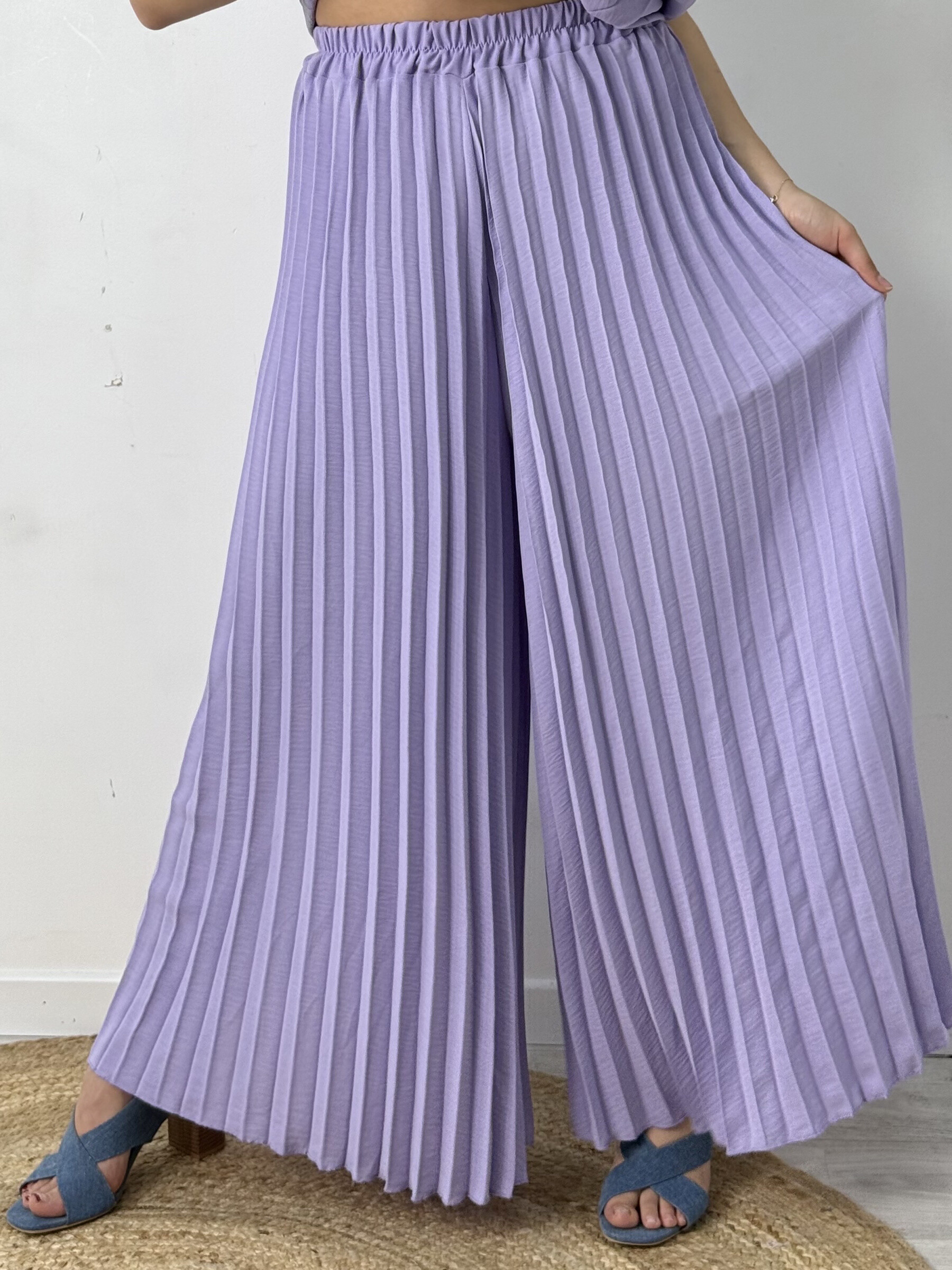 Grossiste MINA ROSA Grande Taille - pantalon plissée