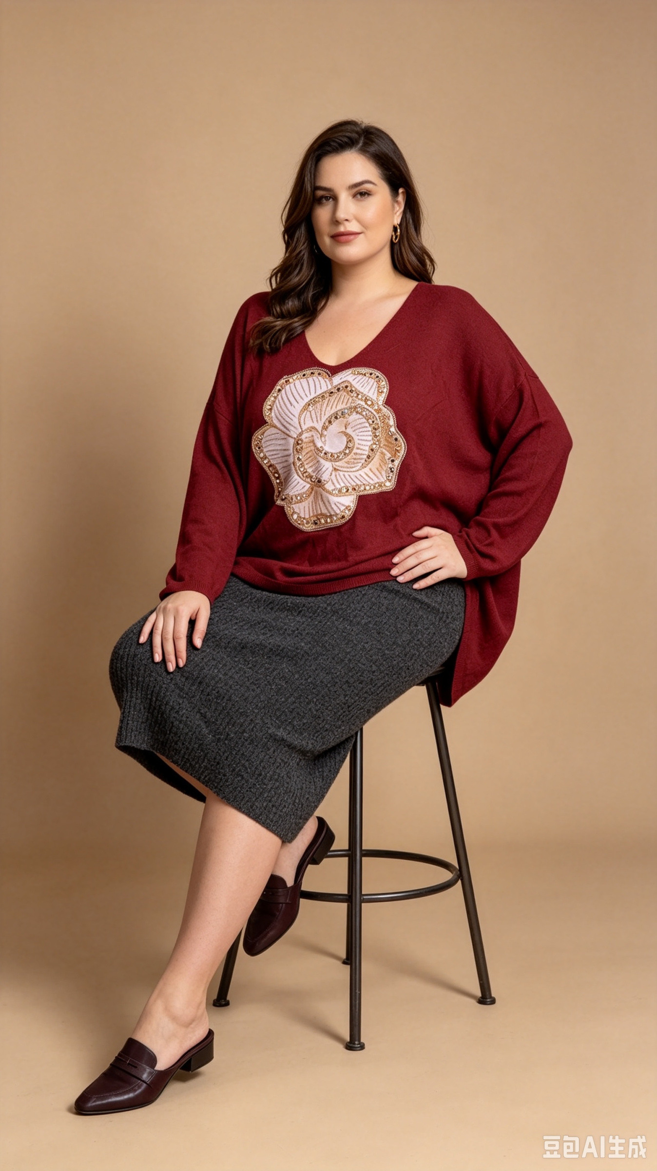 Mayorista MINA ROSA Grande Taille - Suéter