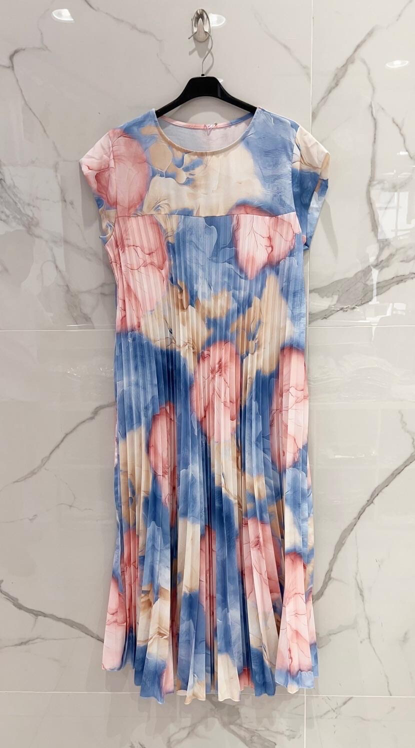 Mayorista MINA ROSA Grande Taille - vestidos plisados
