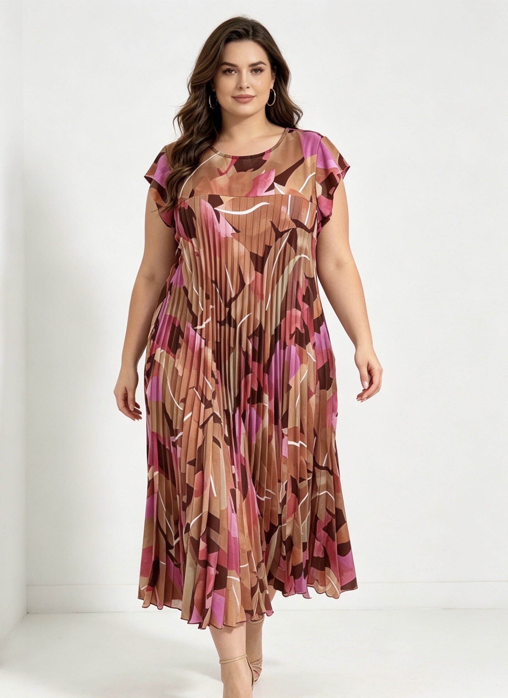 Mayorista MINA ROSA Grande Taille - Vestido