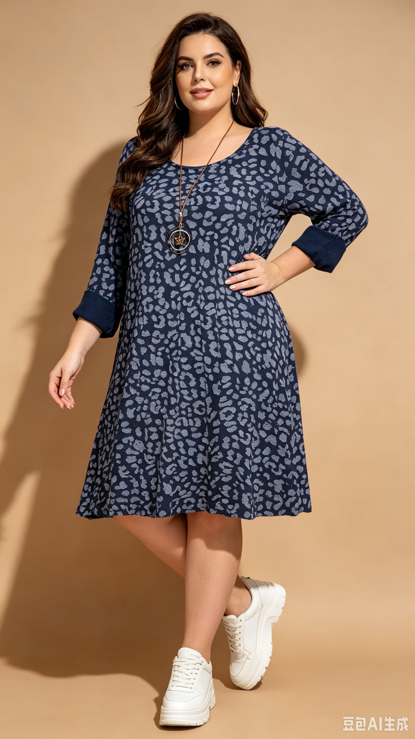 Mayorista MINA ROSA Grande Taille - Vestido
