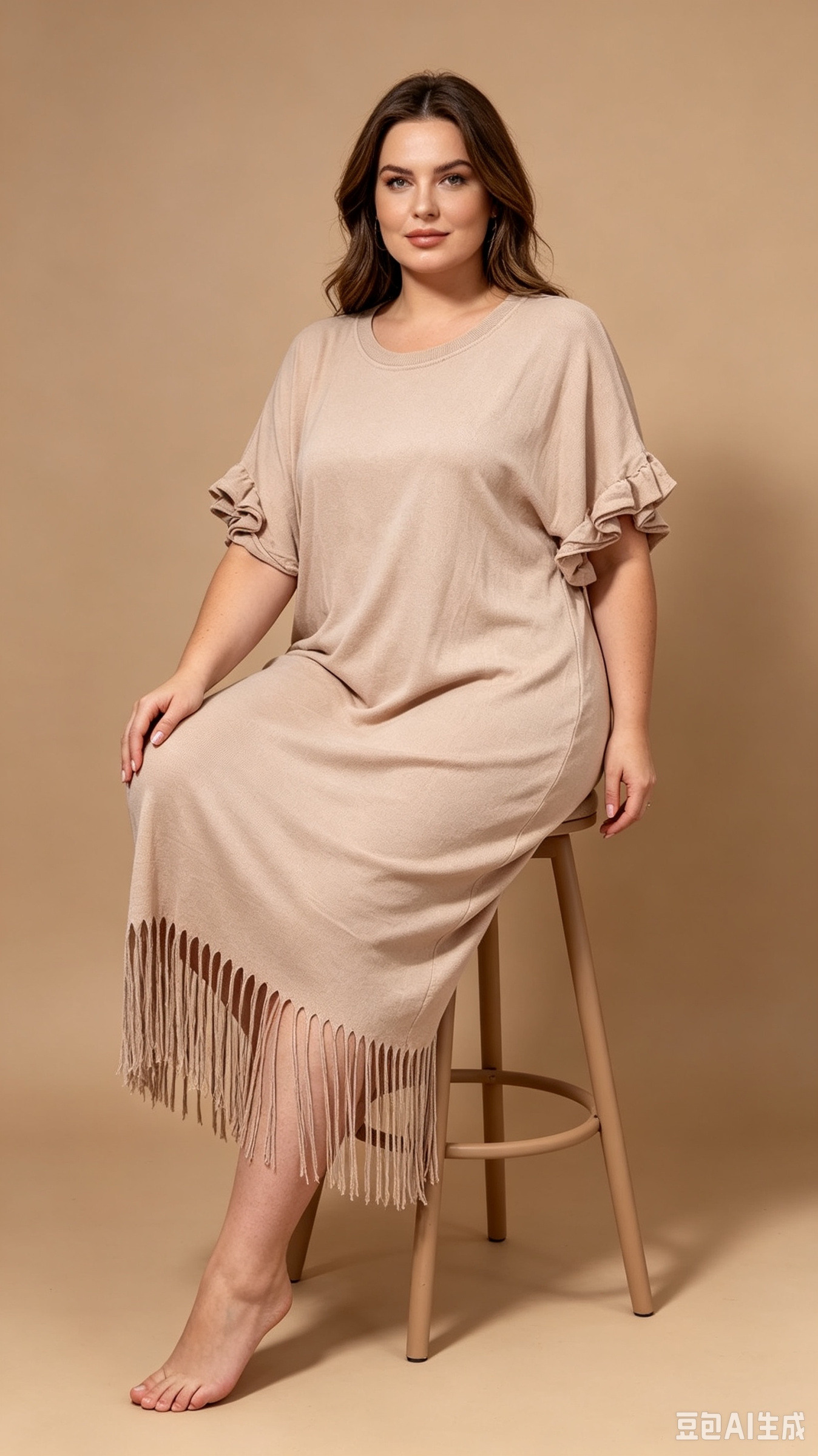 Mayorista MINA ROSA Grande Taille - Vestido