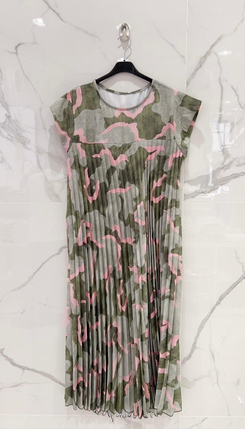 Wholesaler MINA ROSA Grande Taille - pleated dresses