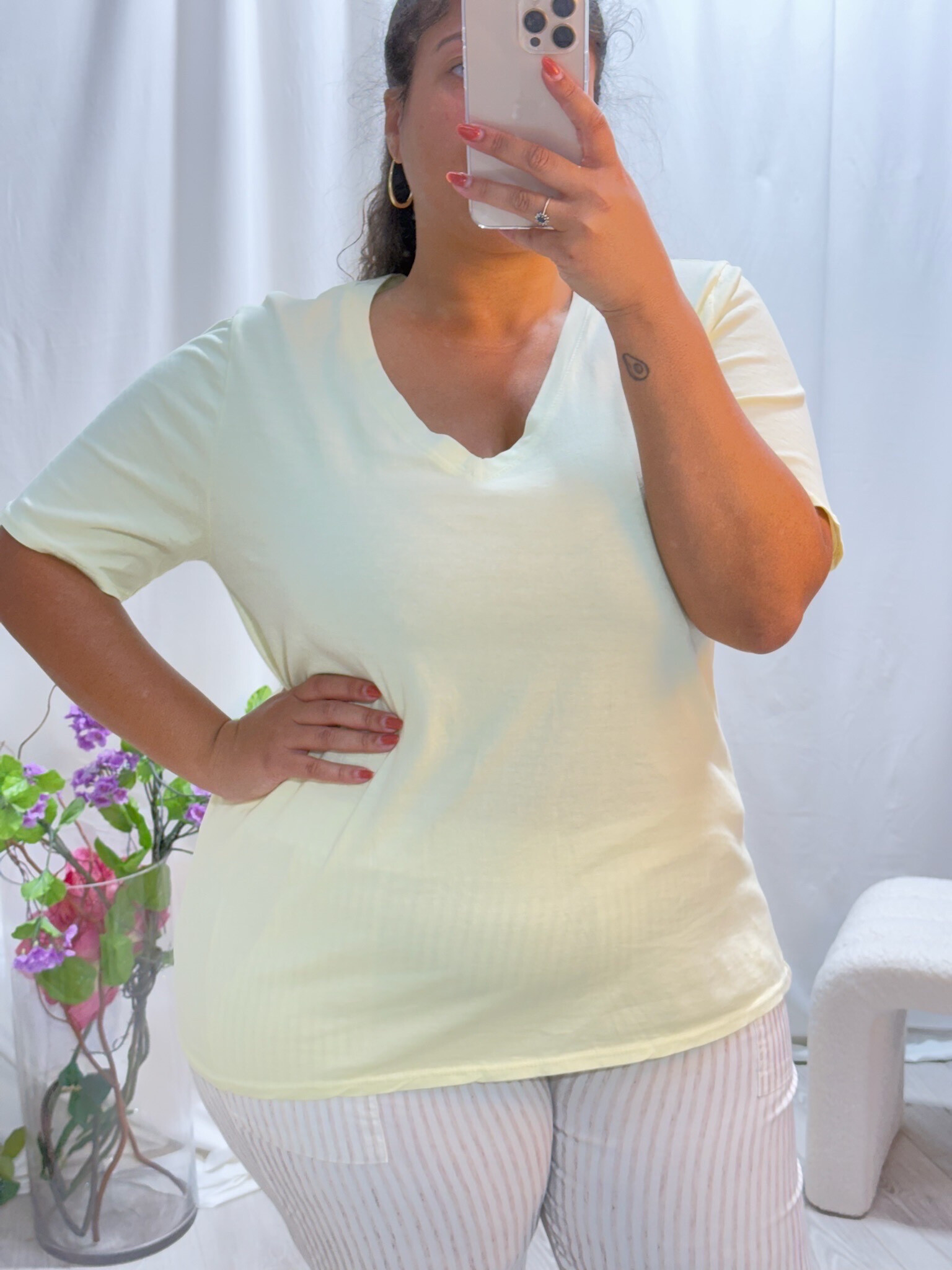 Grossiste MINA ROSA Grande Taille - t shirt