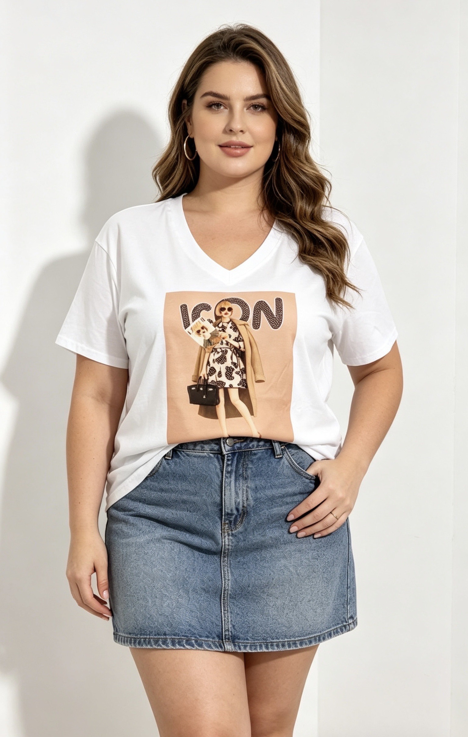Mayorista MINA ROSA Grande Taille - Camiseta