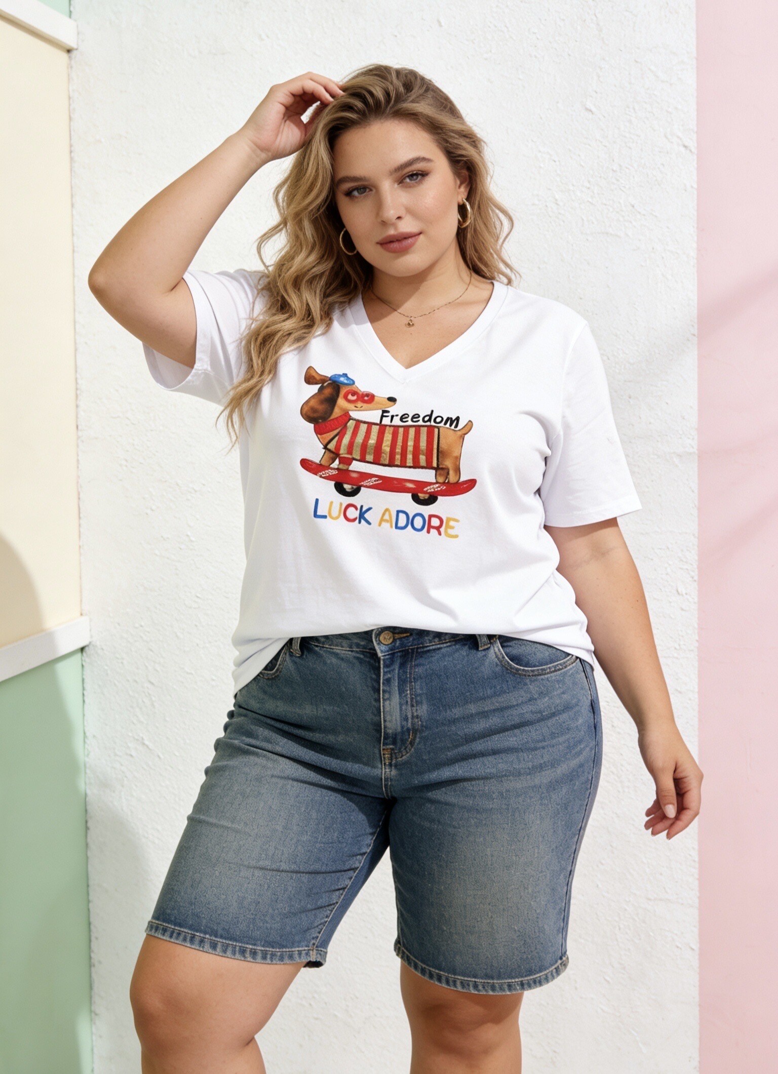 Mayorista MINA ROSA Grande Taille - Camiseta