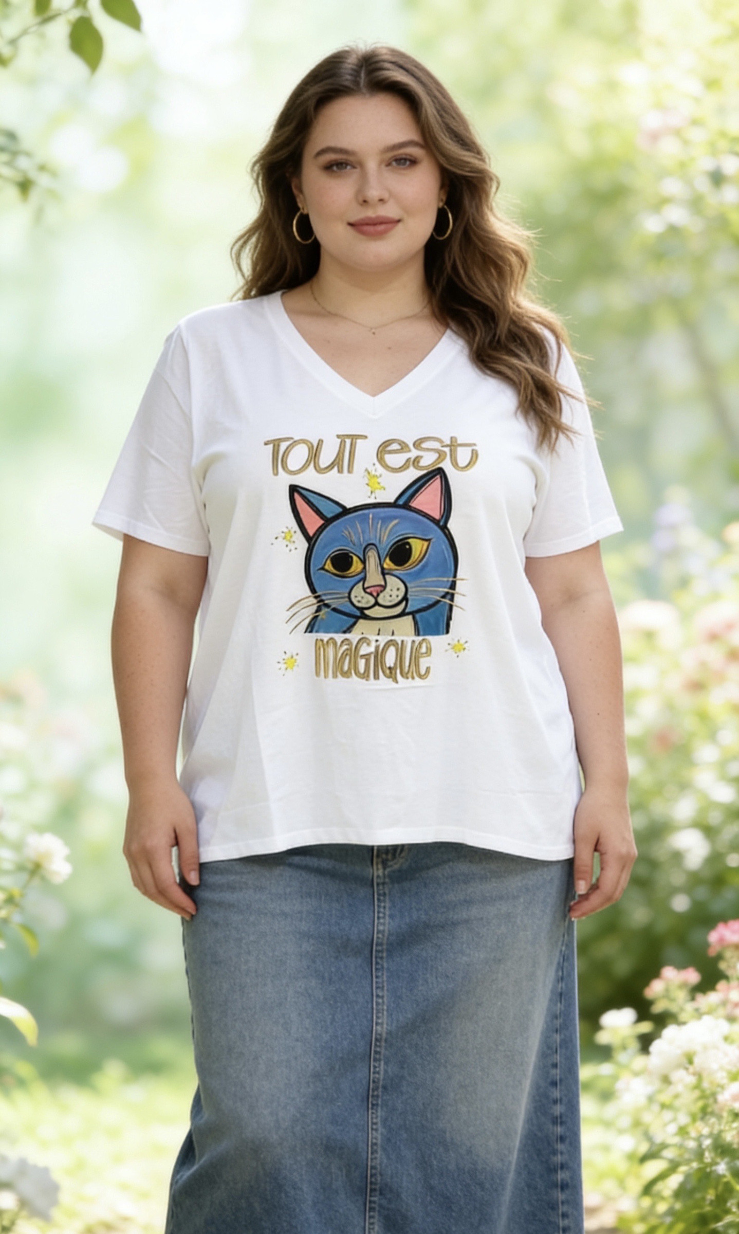 Mayorista MINA ROSA Grande Taille - Camiseta