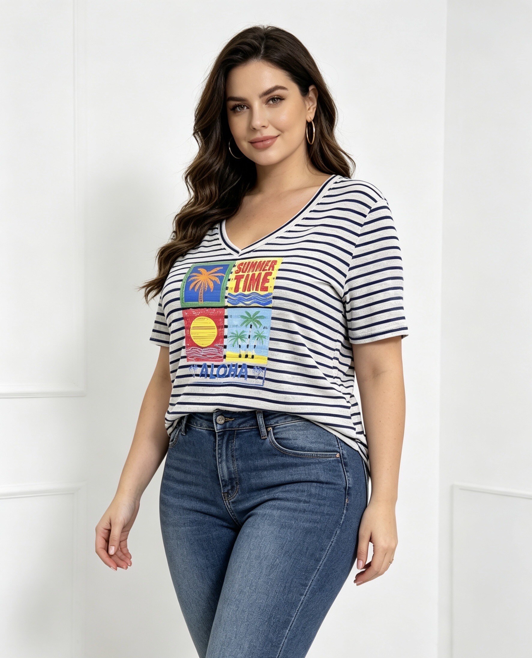 Mayorista MINA ROSA Grande Taille - Arriba