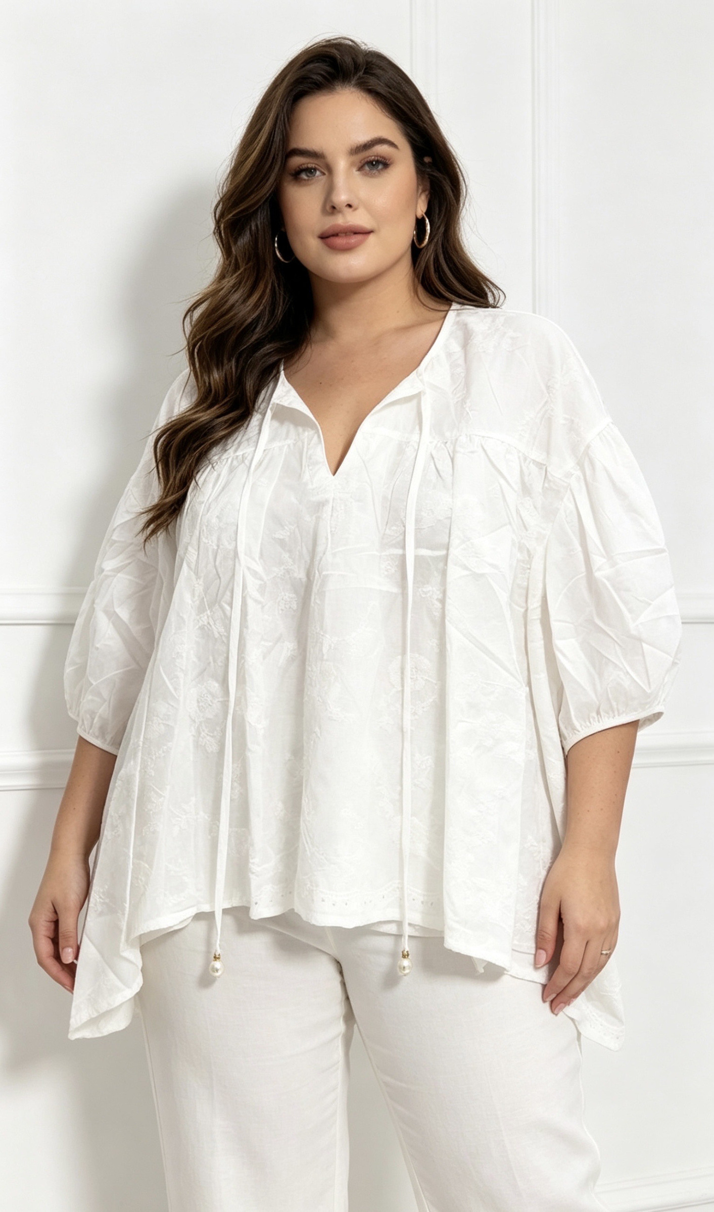 Großhändler MINA ROSA Grande Taille - Spitze