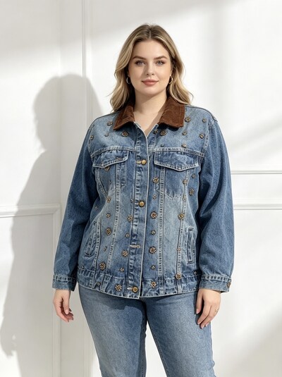 Grossiste MINA ROSA Grande Taille - Veste Grossiste MINA ROSA Grande Taille - Veste