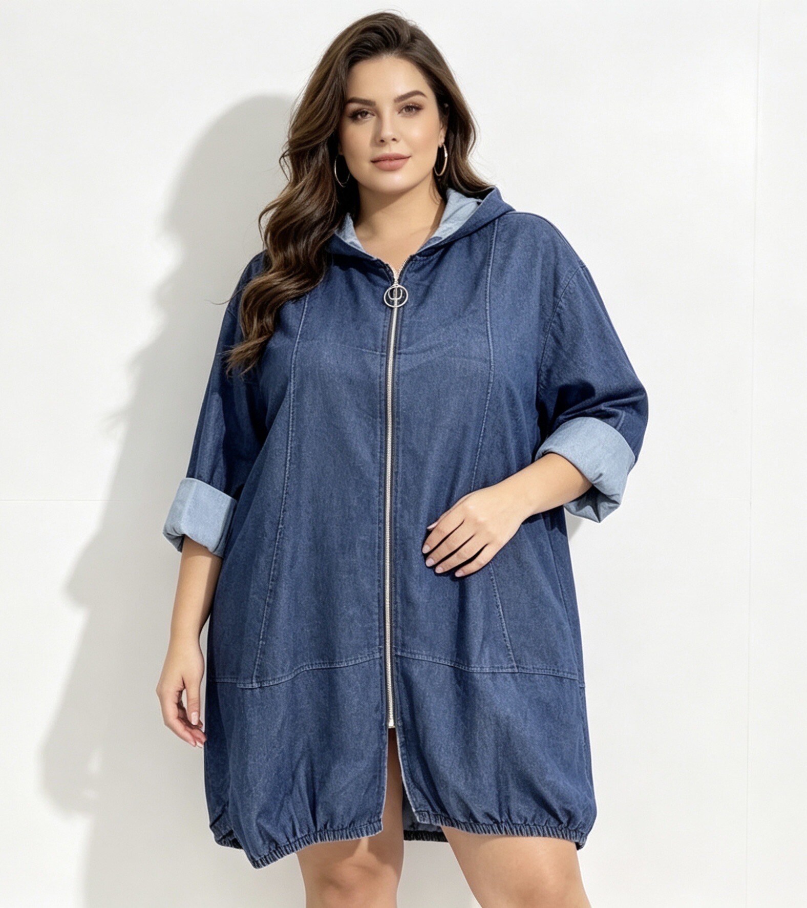 Grossista MINA ROSA Grande Taille - giacca di jeans