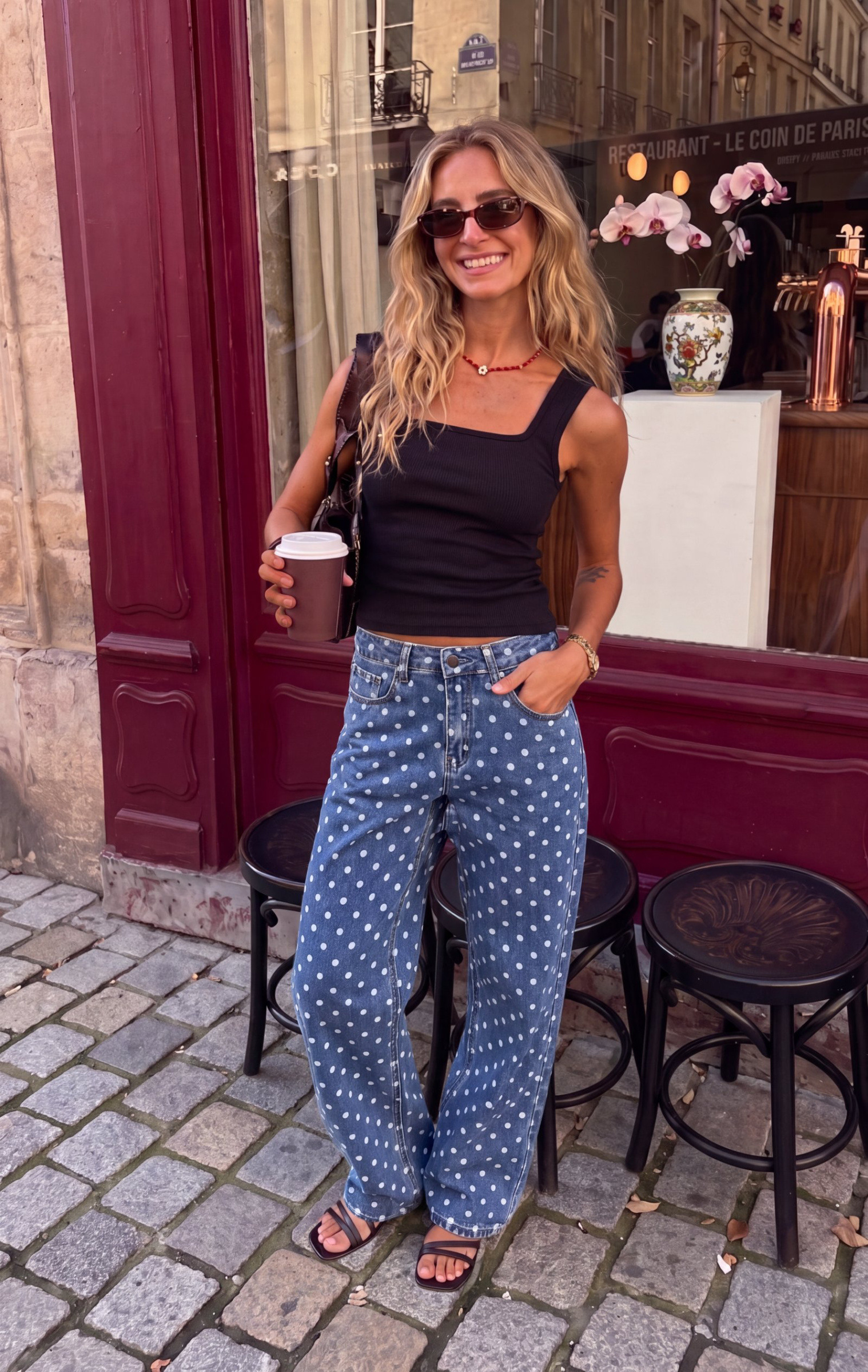 Grossiste Miss Anna - Jeans à petit pois