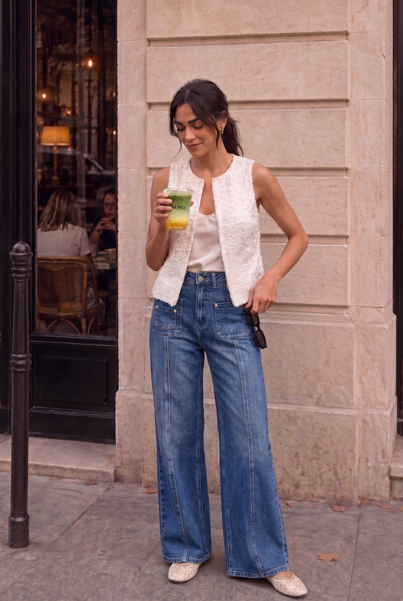 Grossiste Miss Anna - Jeans poches avant