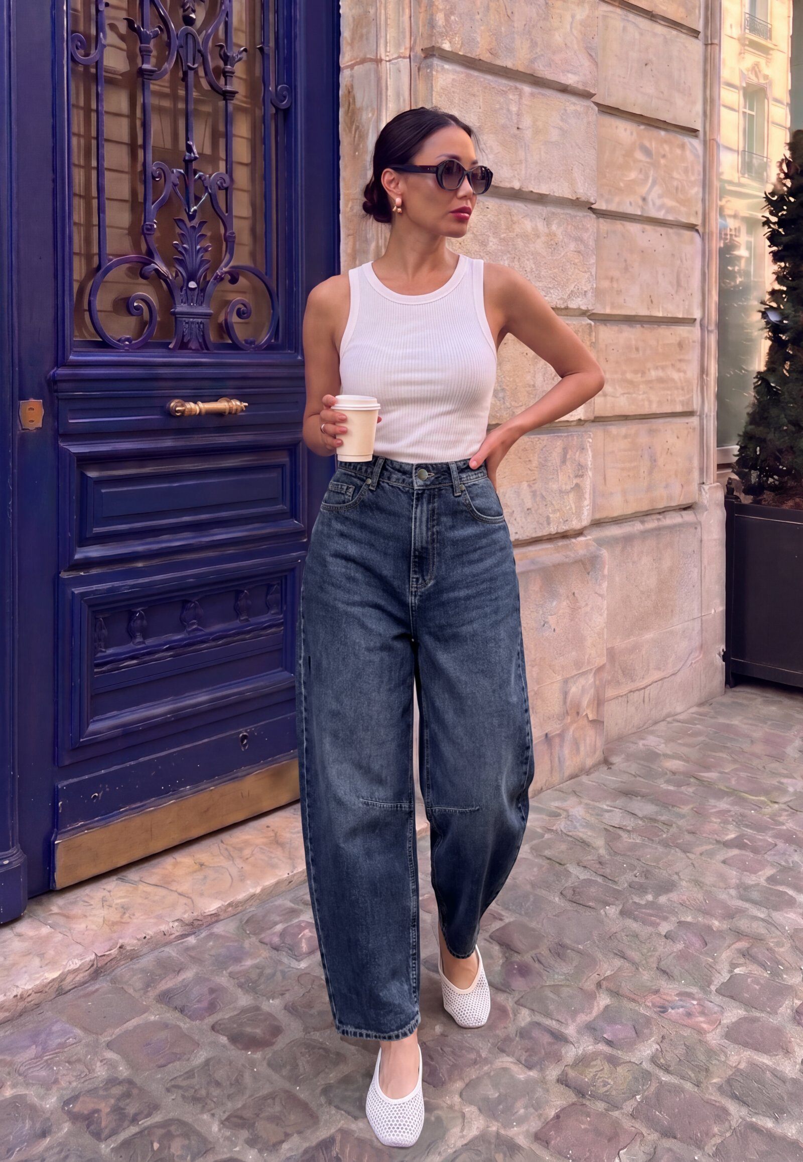 Grossiste Miss Anna - Jeans barrel