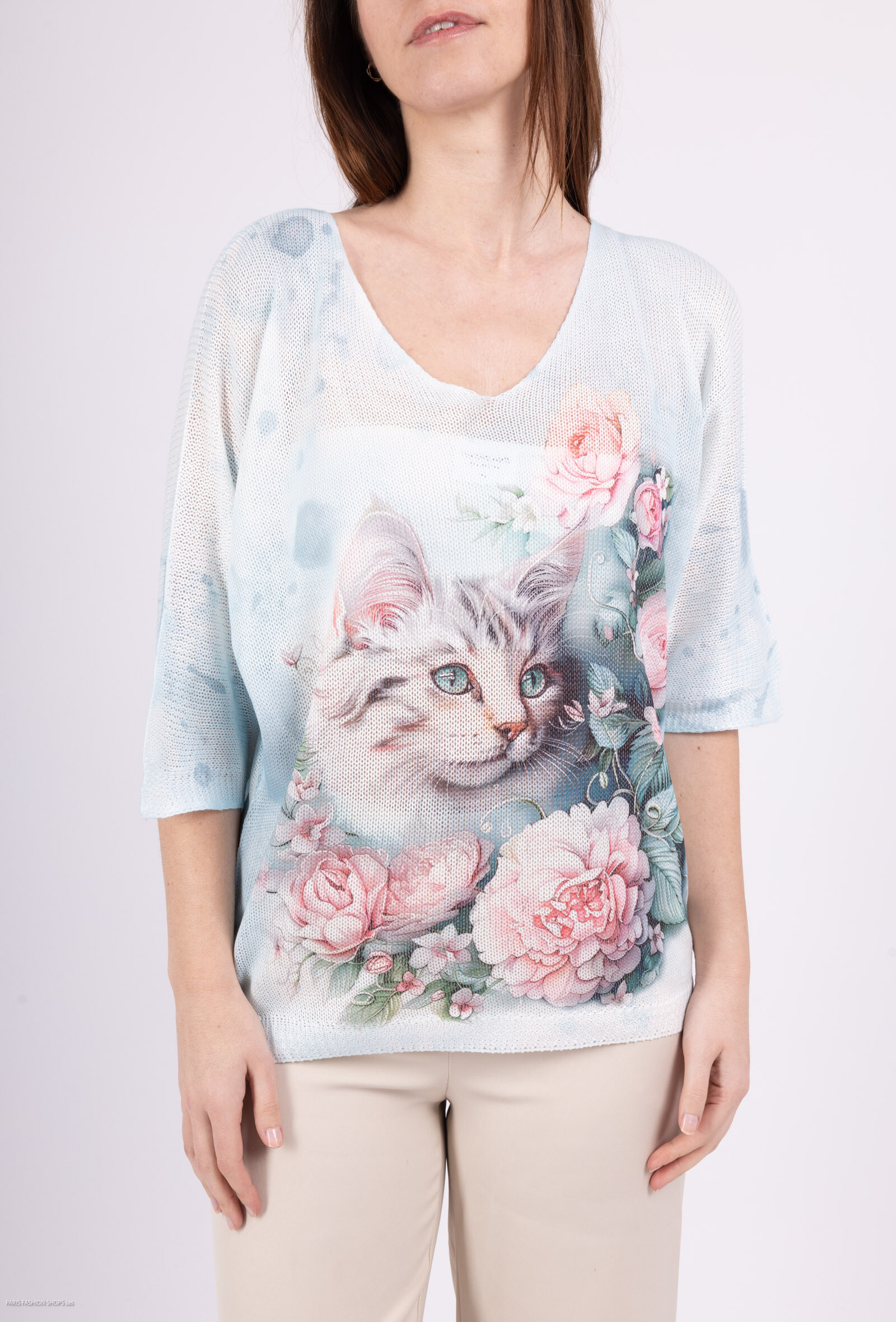 Wholesaler Miss Azur - High mesh - Light mesh printed.