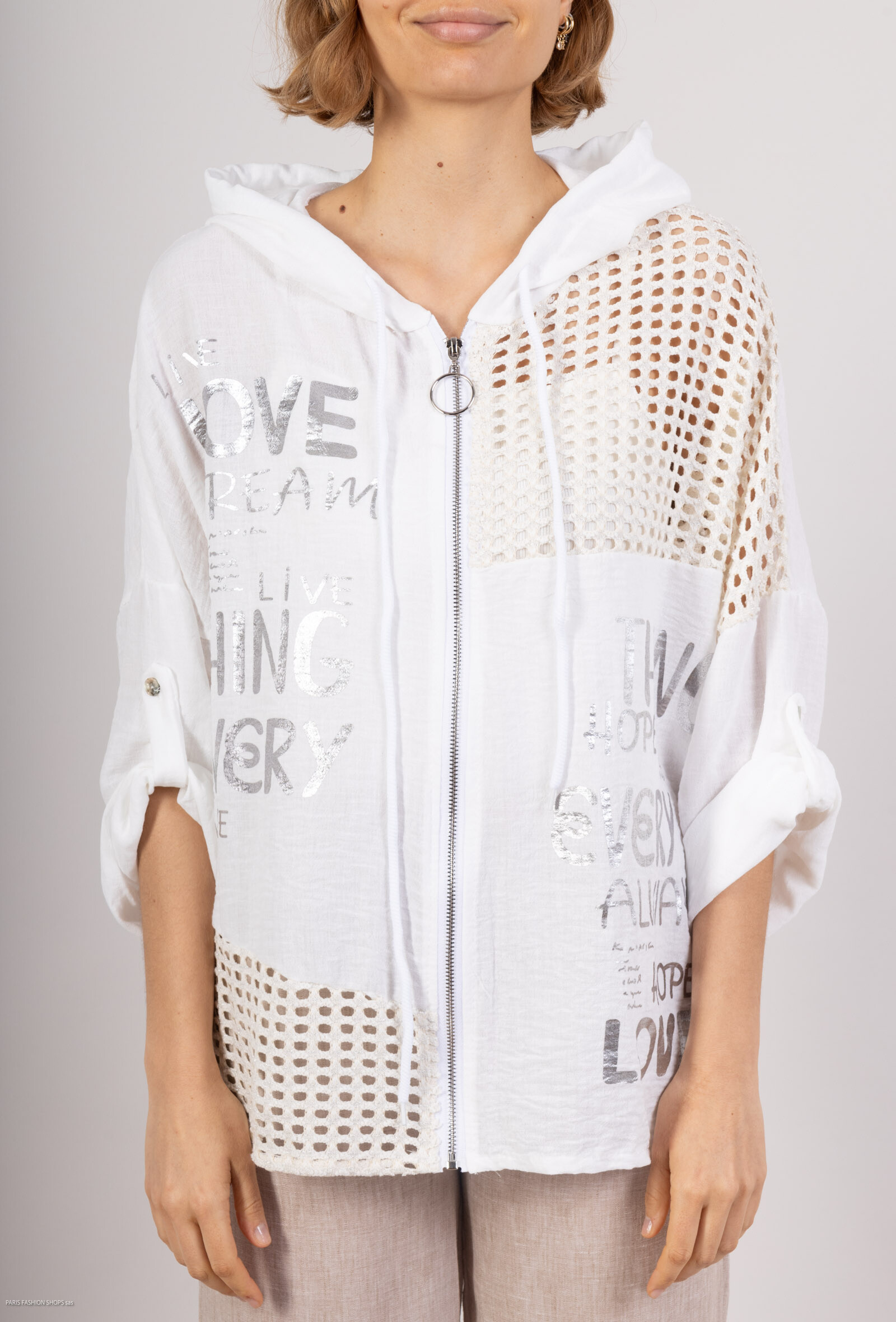 Mayorista Miss Azur - Chaqueta para mujeres, con capucha