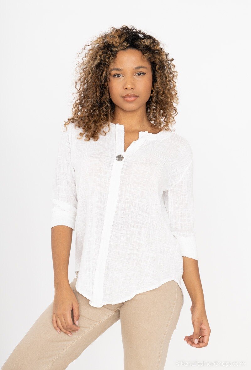 Wholesaler Miss Azur - Unicolor blouse