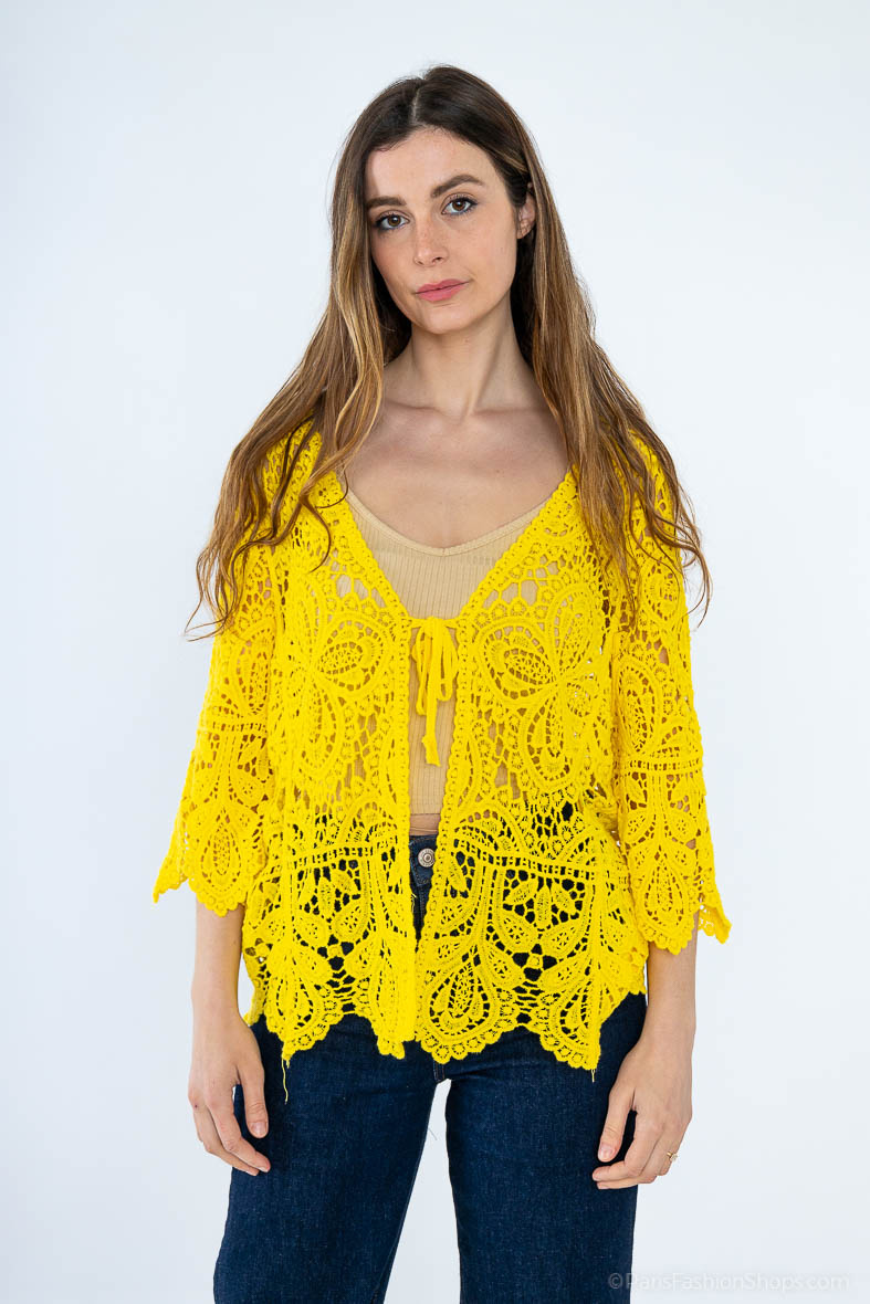 Wholesaler Miss Azur - Women's lace bolero