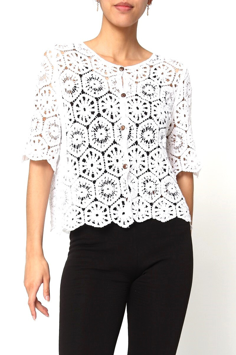 Wholesaler Miss Azur - Women's crochet vest