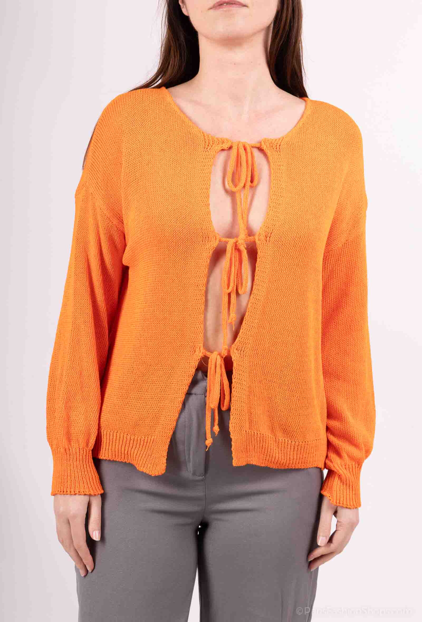 Wholesaler Miss Azur - Dispute vest with tied details
