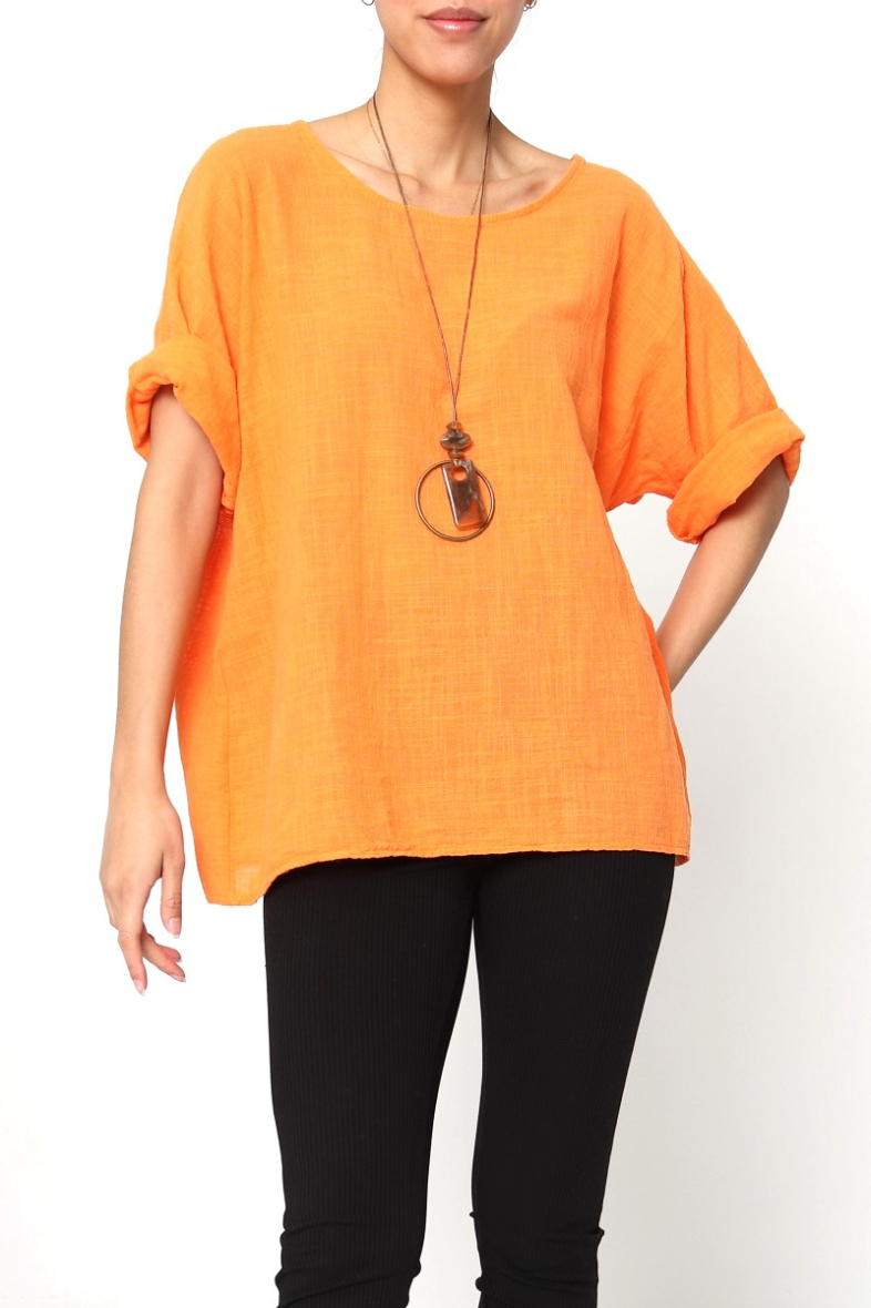 Wholesaler Miss Azur - T-shirt with necklace