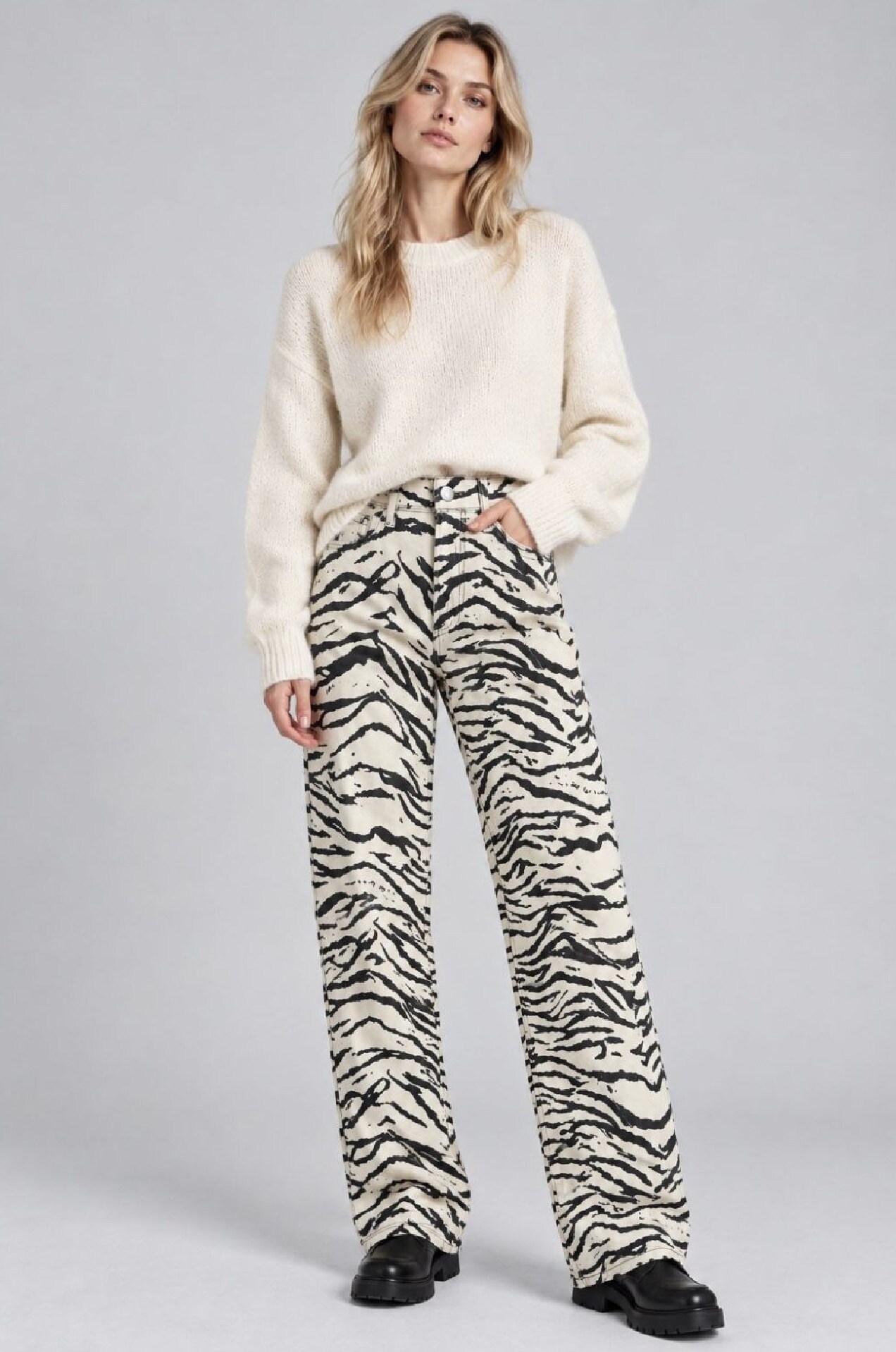 Mayorista Miss Bon - Jeans cebra