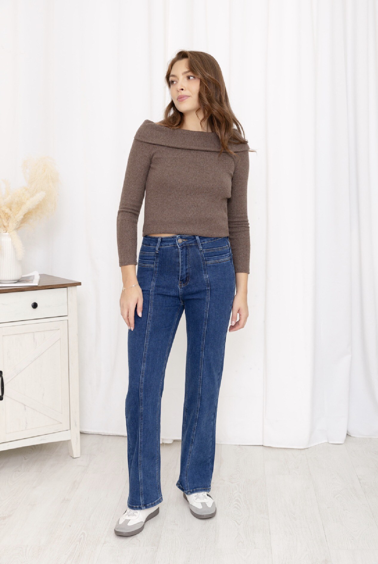 Wholesaler Miss Bon - Wide leg jeans