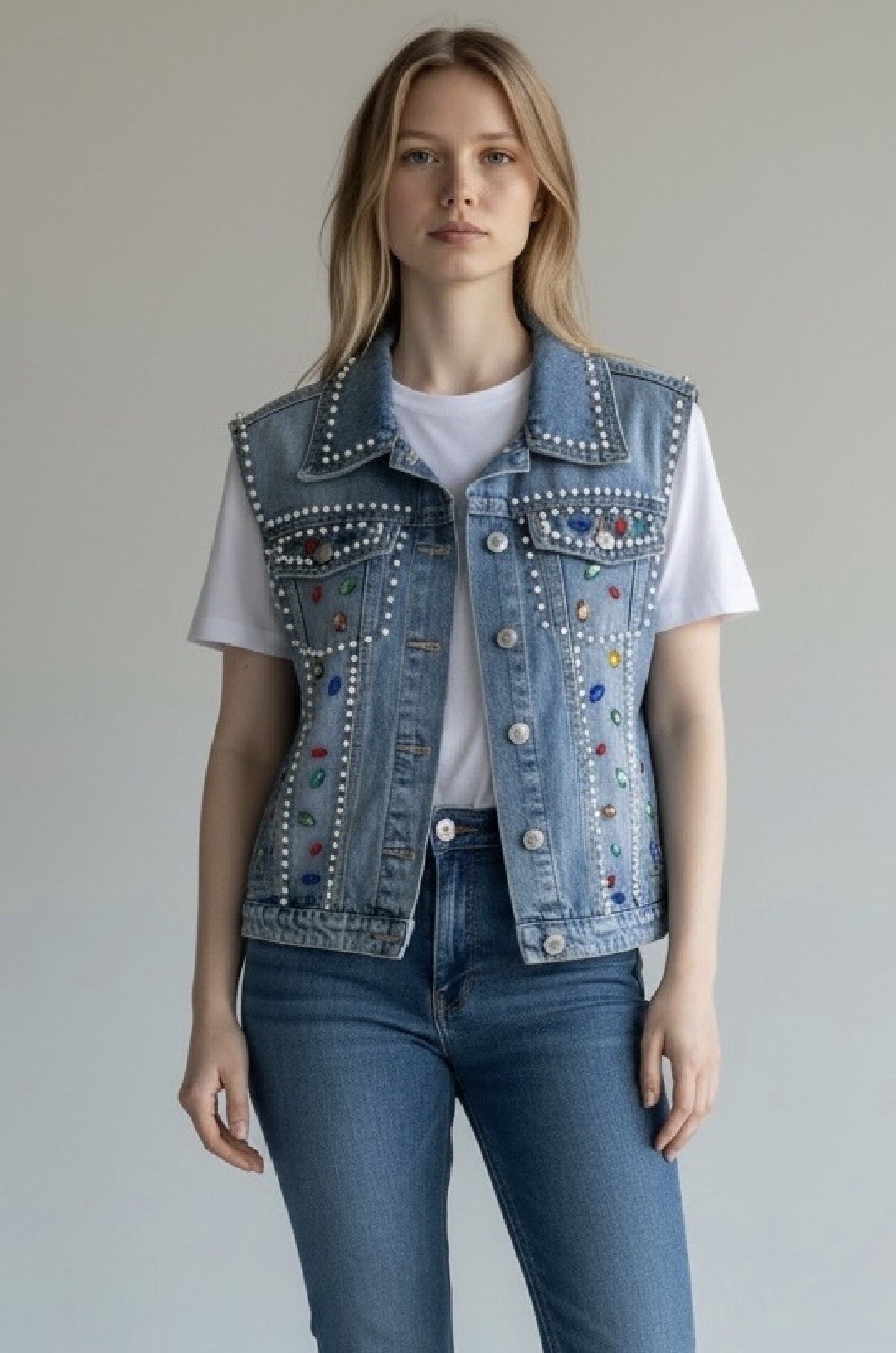 Grossiste Miss Bon - Veste en jean