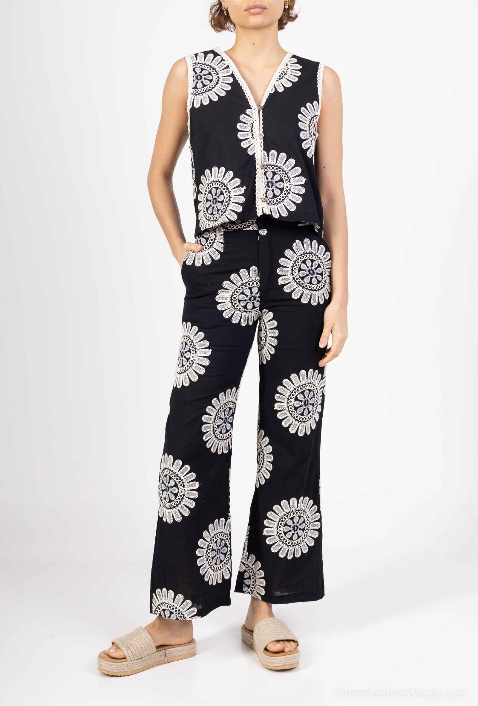 Grossiste Miss Charm - Ensemble motif fleur