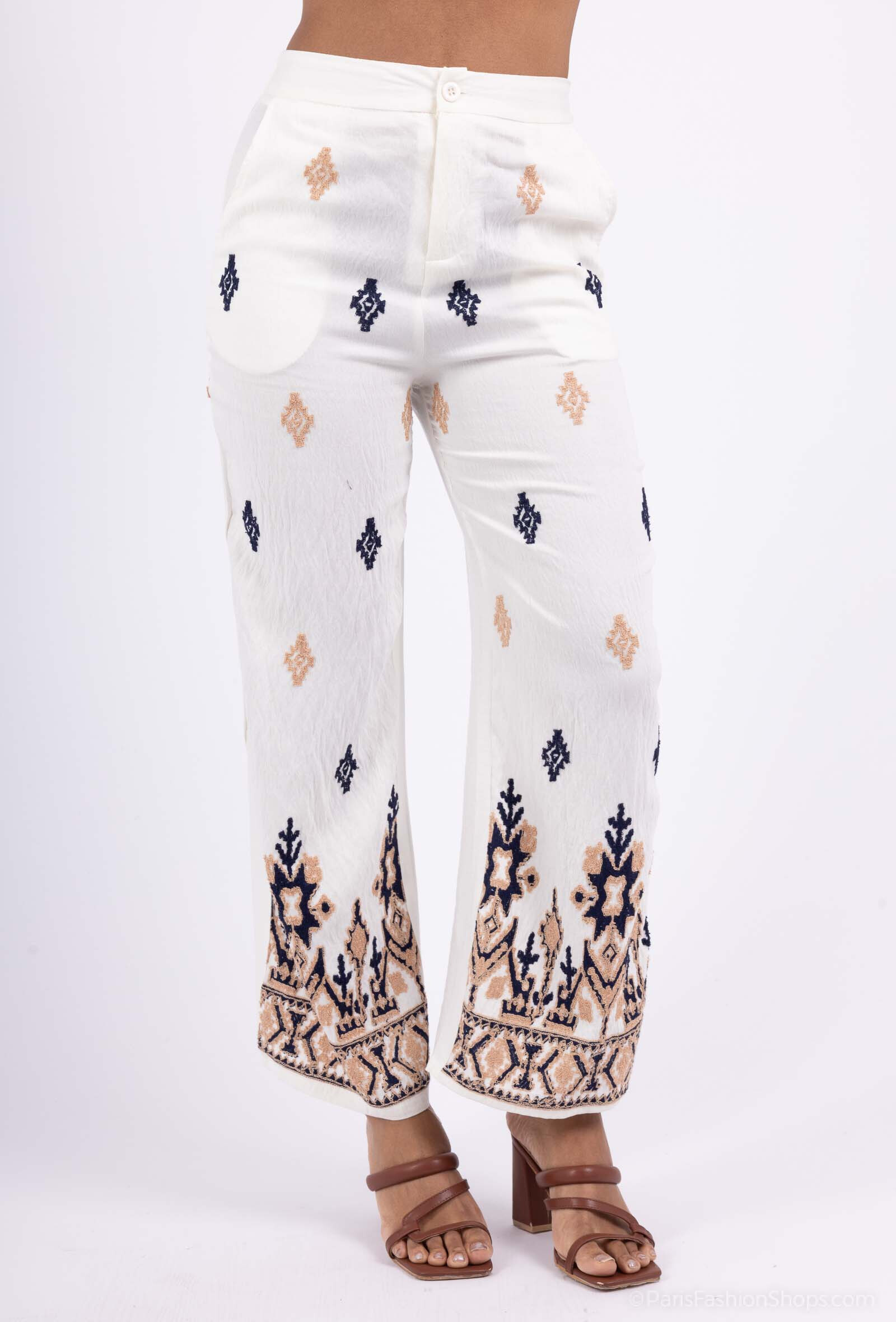 Grossista Miss Charm - Pantaloni ricamati