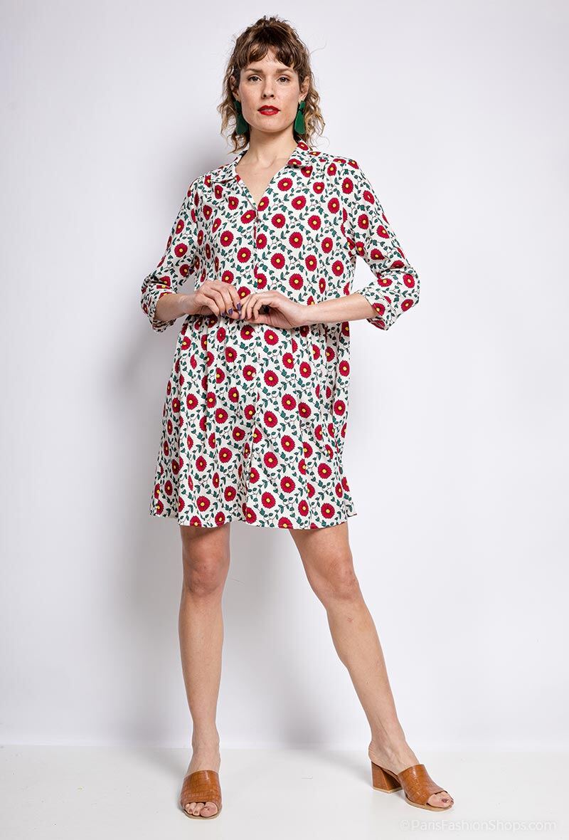 Mayorista Miss Charm - Vestido camisero floral